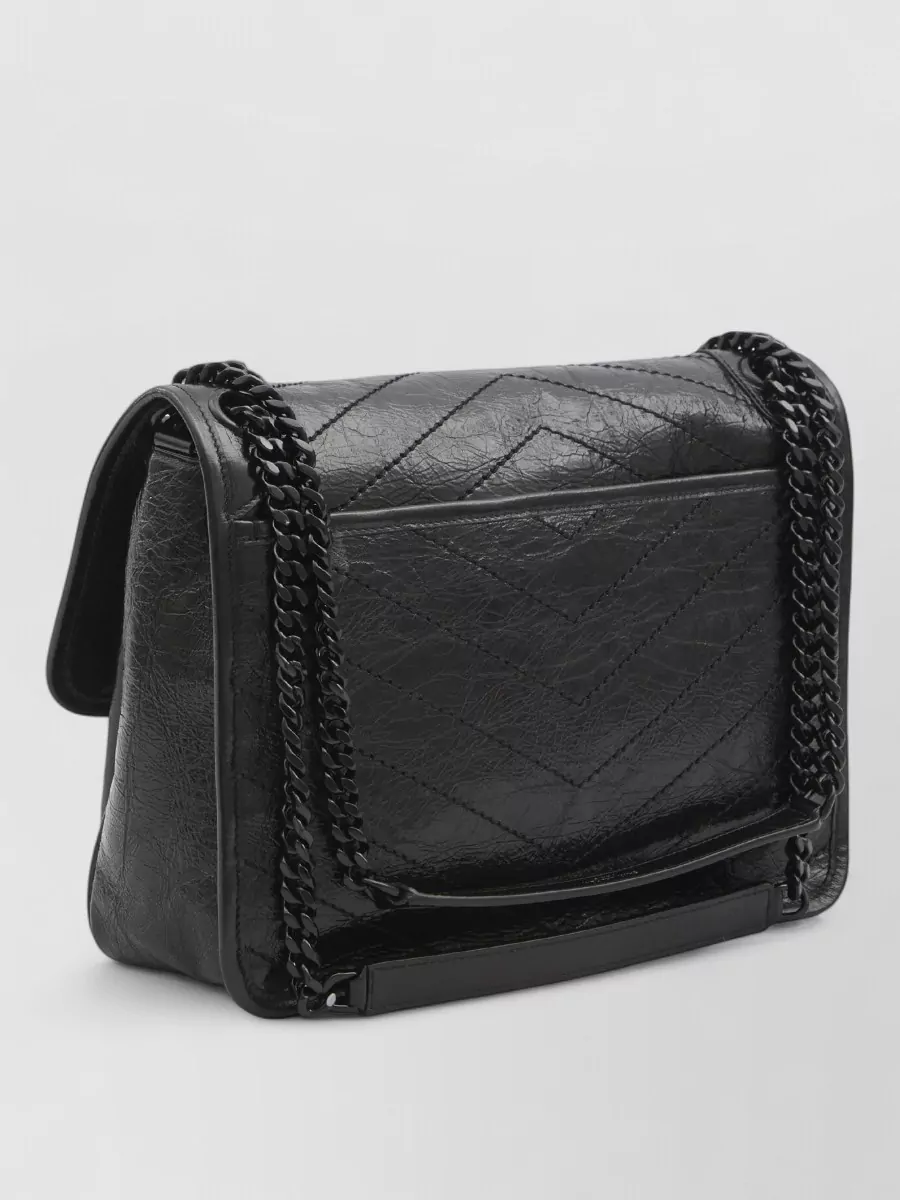 Saint Laurent Niki Medium Leather Shoulder Bag