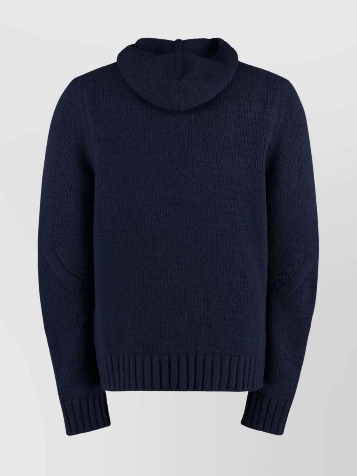 Bottega Veneta Hooded Knit Sweater With Ribbed Finish