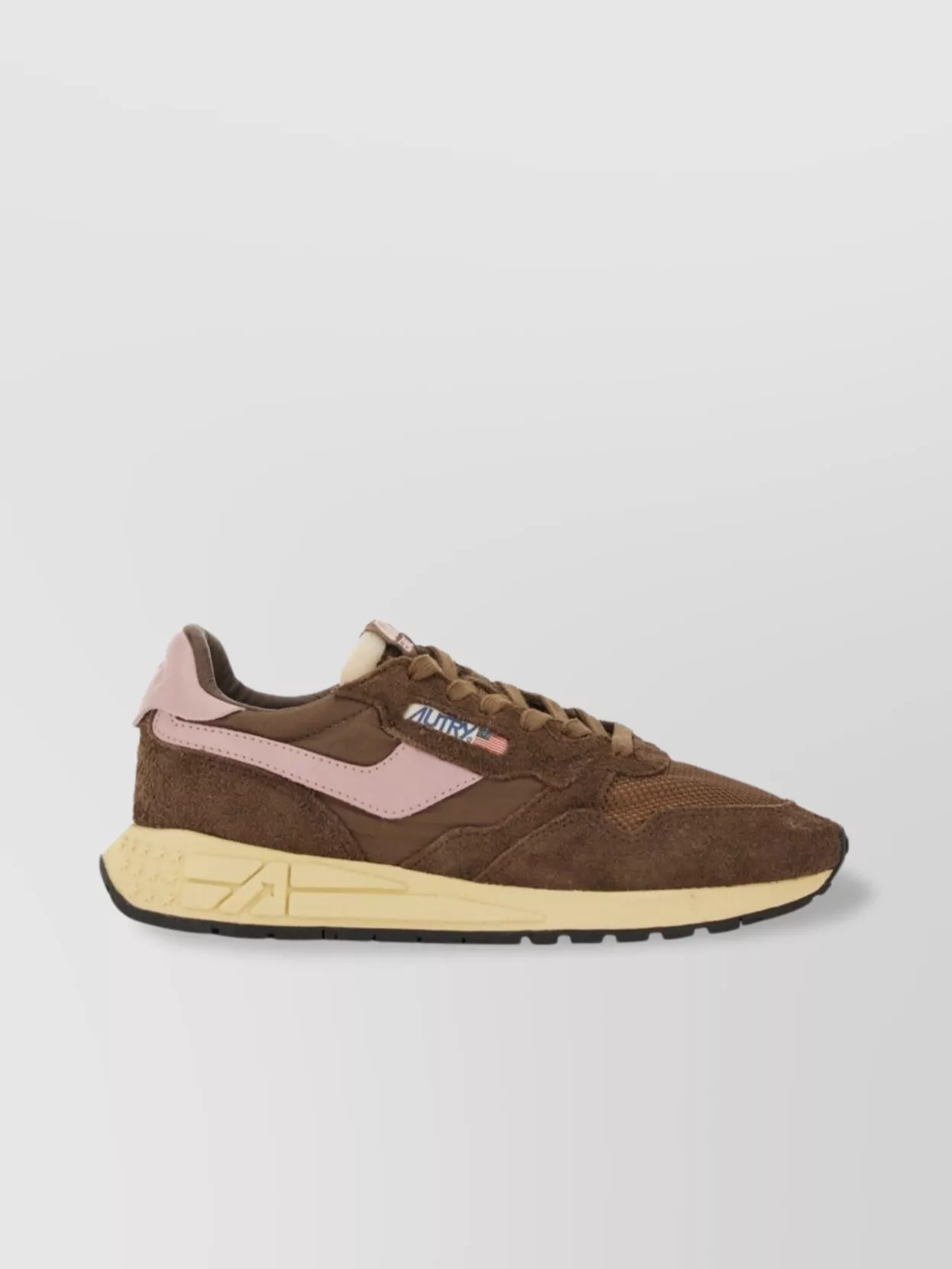 Autry Leather and suede low-top sneakers