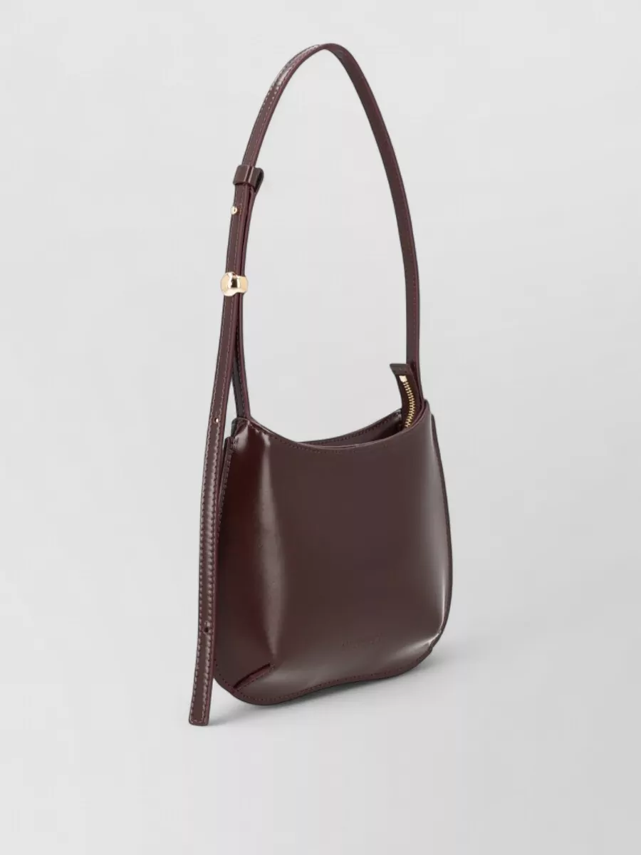 Jacquemus Shoulder Bag Smooth Finish Adjustable Strap