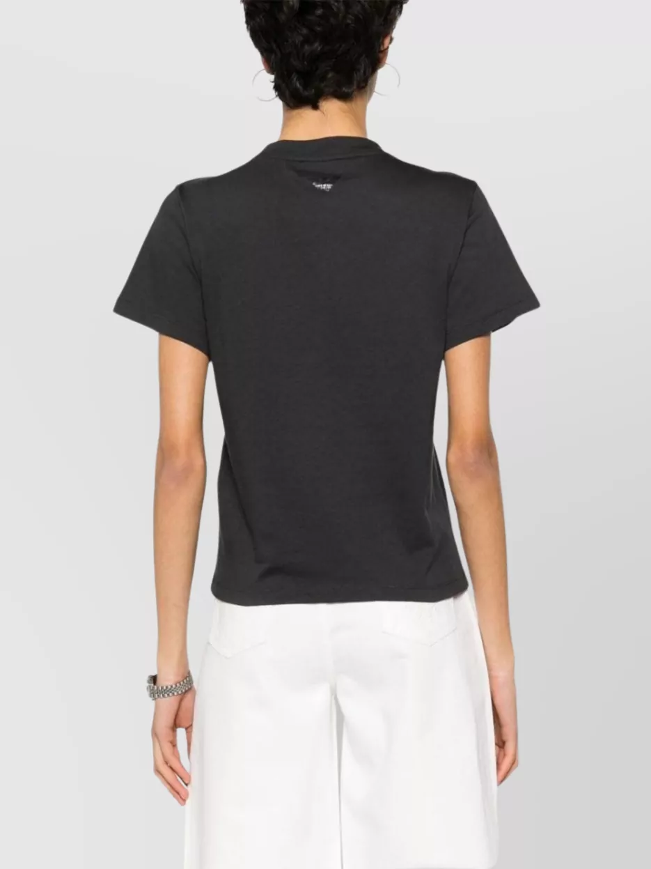 Emporio Armani Cotton Crew Neck Logo Shirt