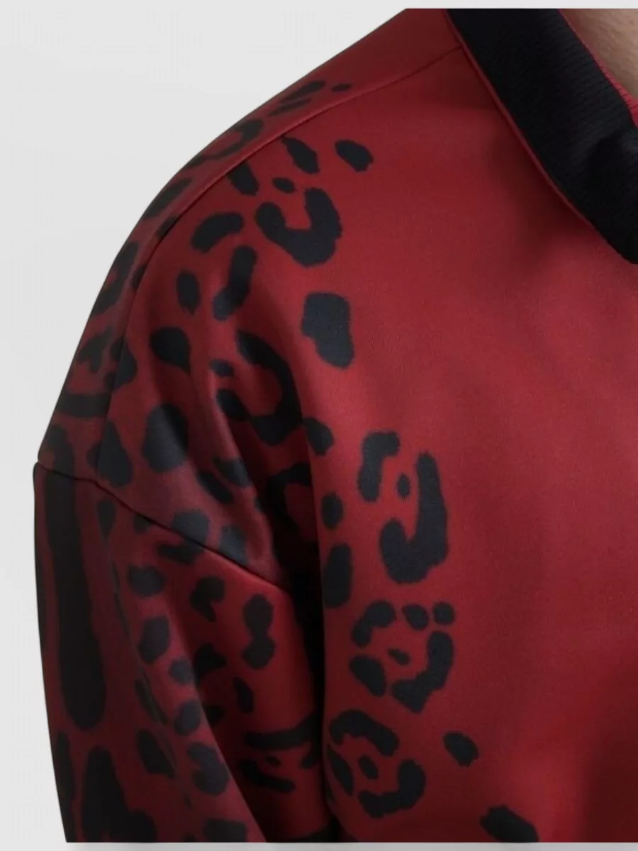 Dolce&Gabbana Leopard Print Bomber Jacket