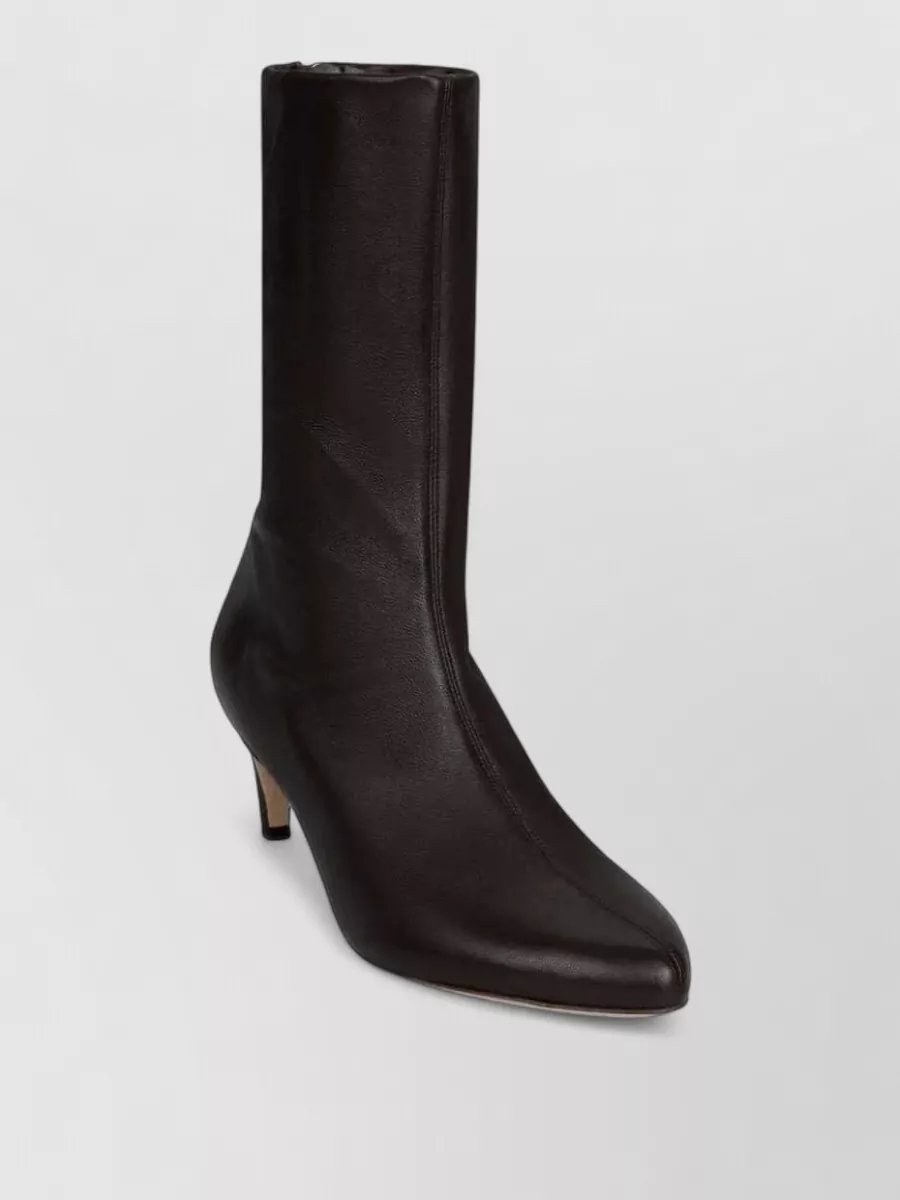 Victoria Beckham leather mid-heel ankle boots
