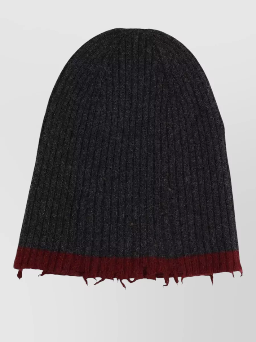 Uma Wang ribbed cashmere beanie