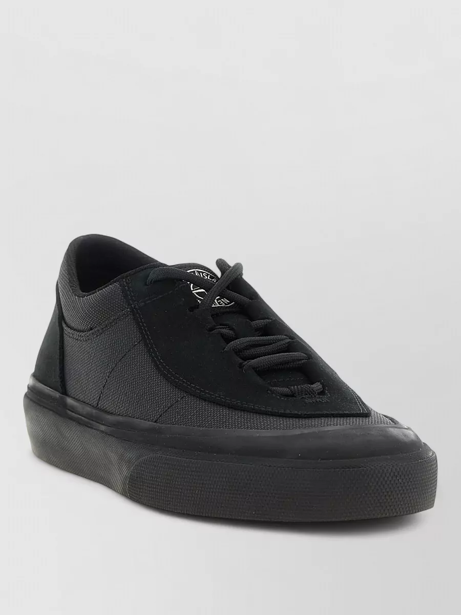 Stone Island Canvas Low-Top Lace-Up Sneakers