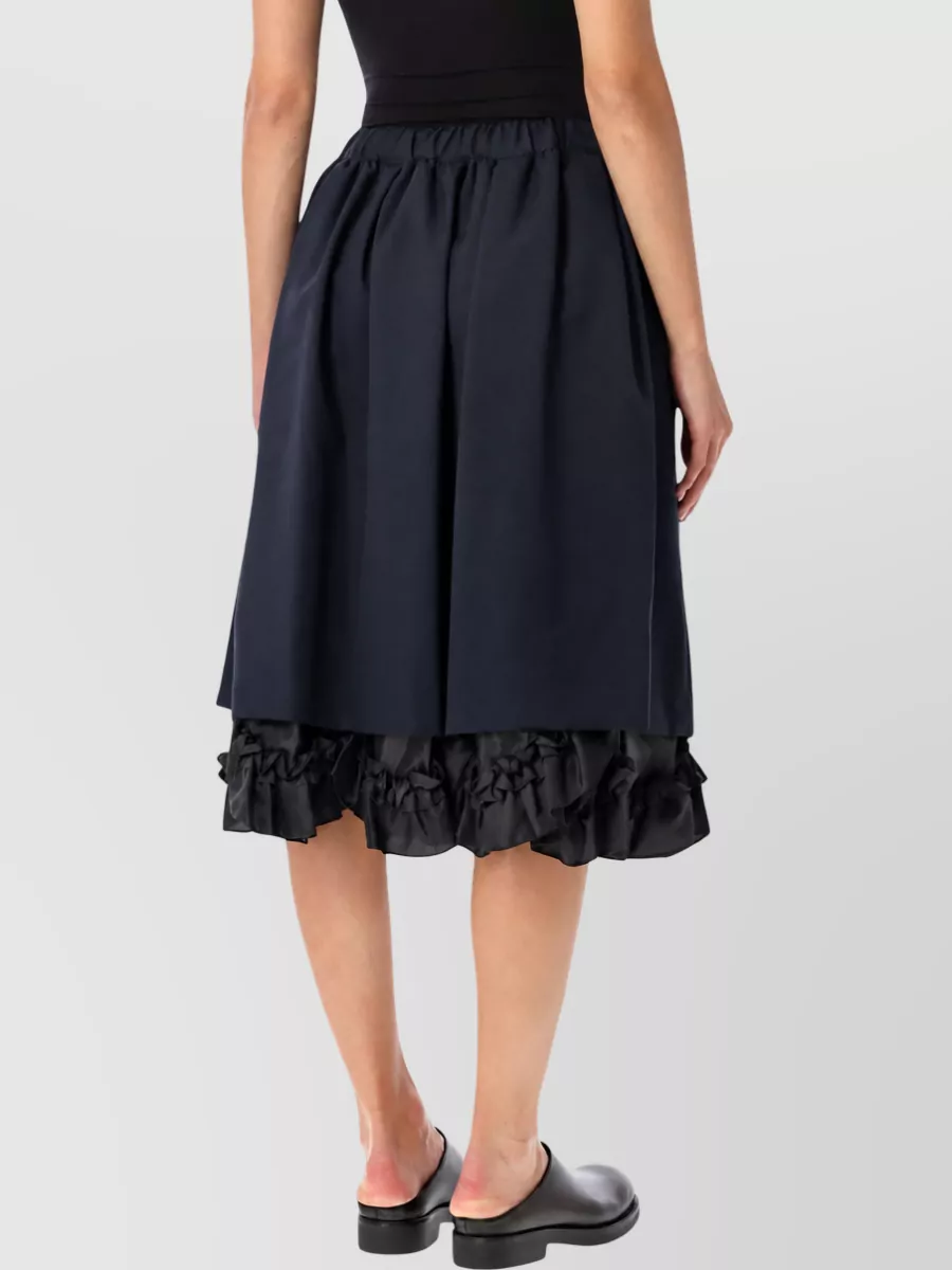 Comme Des Garçons Ruffled Full Skirt
