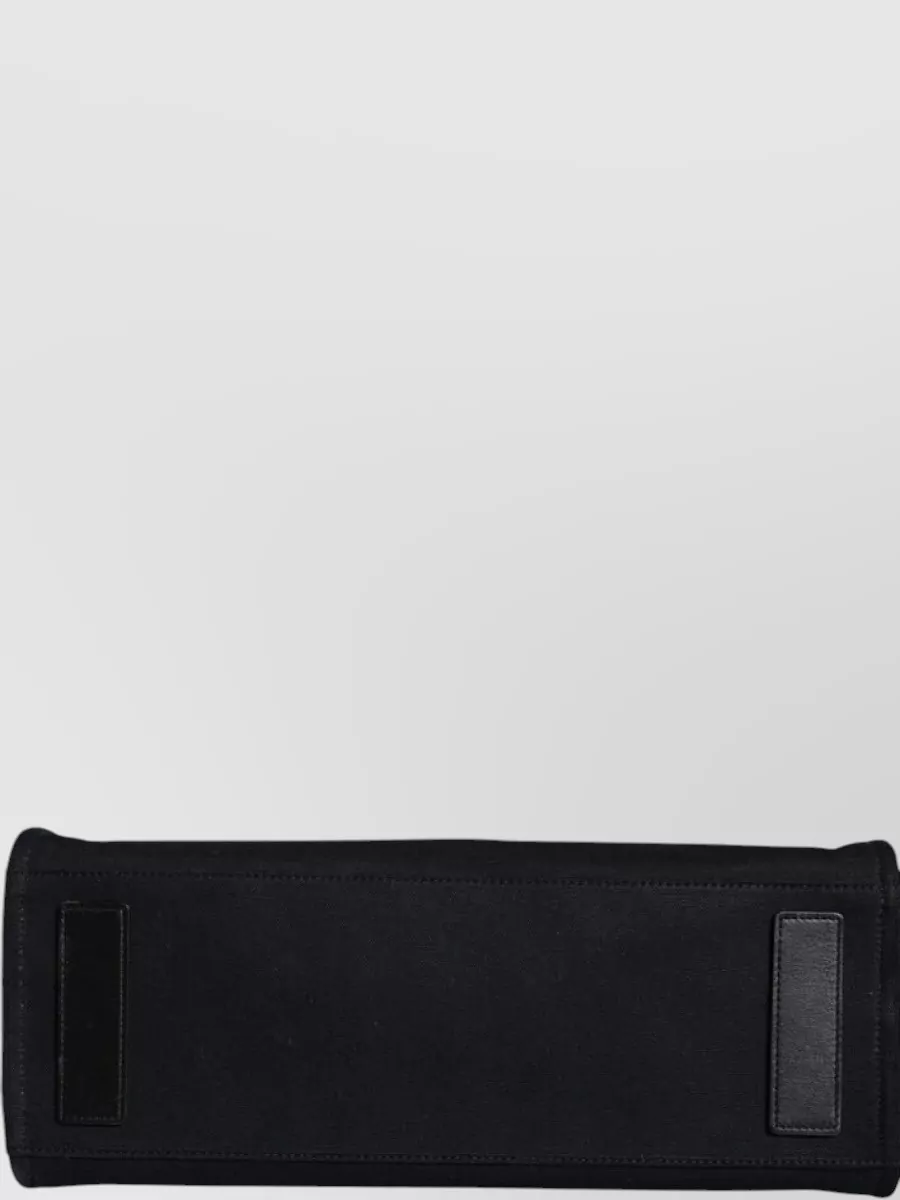 Versace Canvas Leather Tote Bag