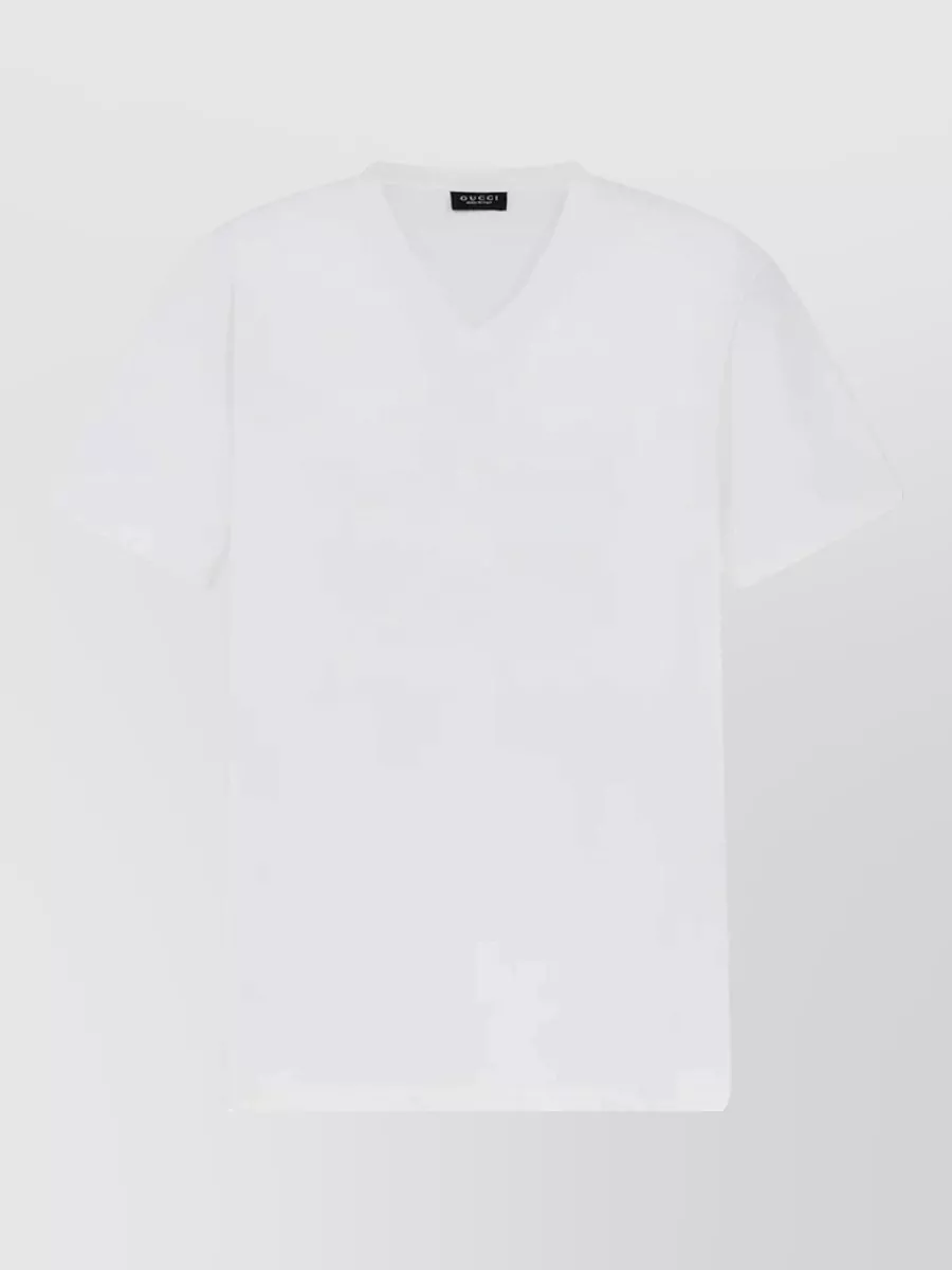 Gucci v-neck short-sleeve t-shirt