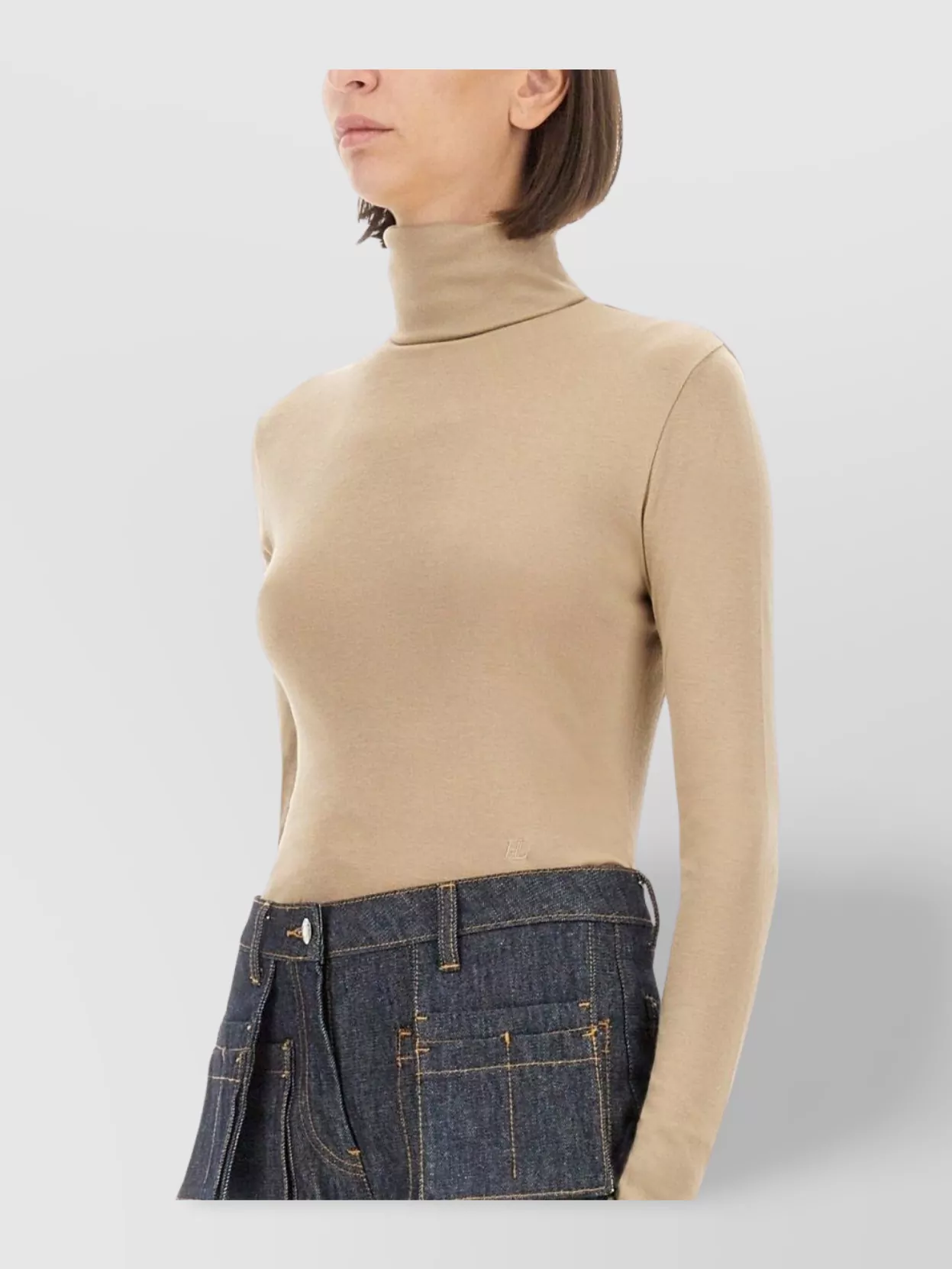 Helmut Lang Slim Fit Turtleneck Knitwear