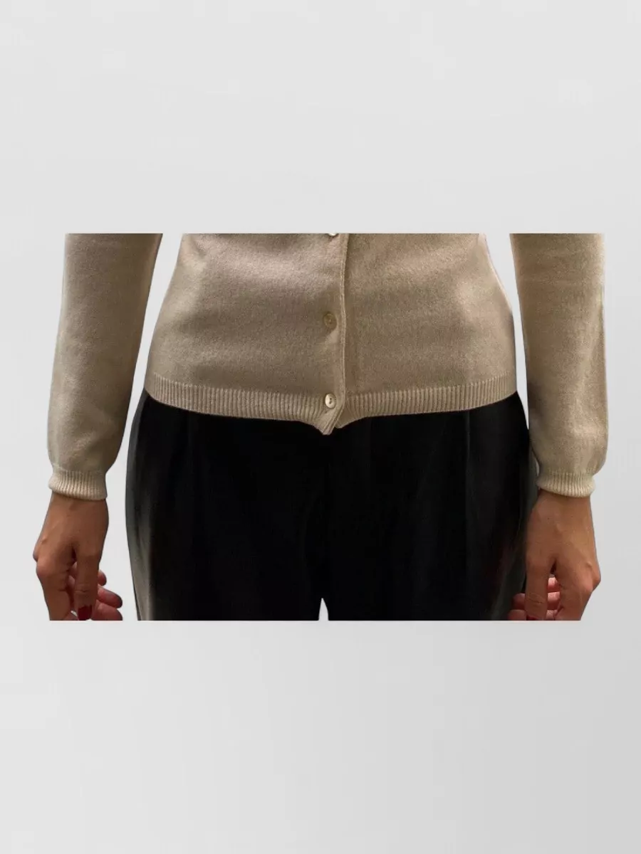 La Rose cashmere cardigan