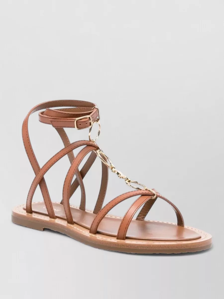 Celine Calf Leather Sandals