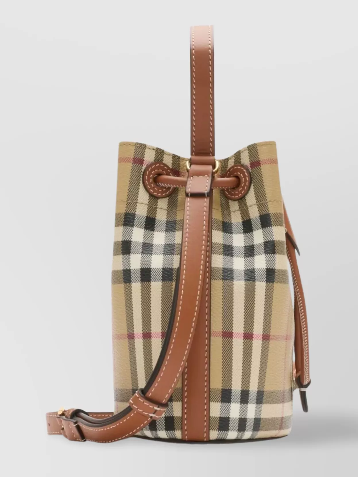 Burberry Drawstring Mini Bucket Bag