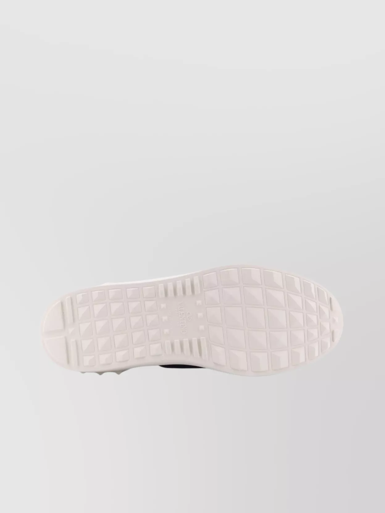Valentino Garavani Leather Low-Top Sneakers With Studs And Contrasting Panels