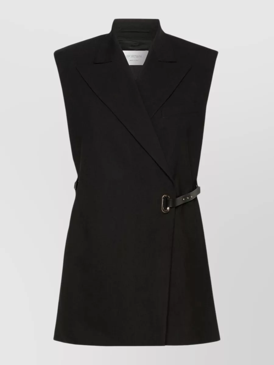 Sportmax Sleeveless fitted blazer