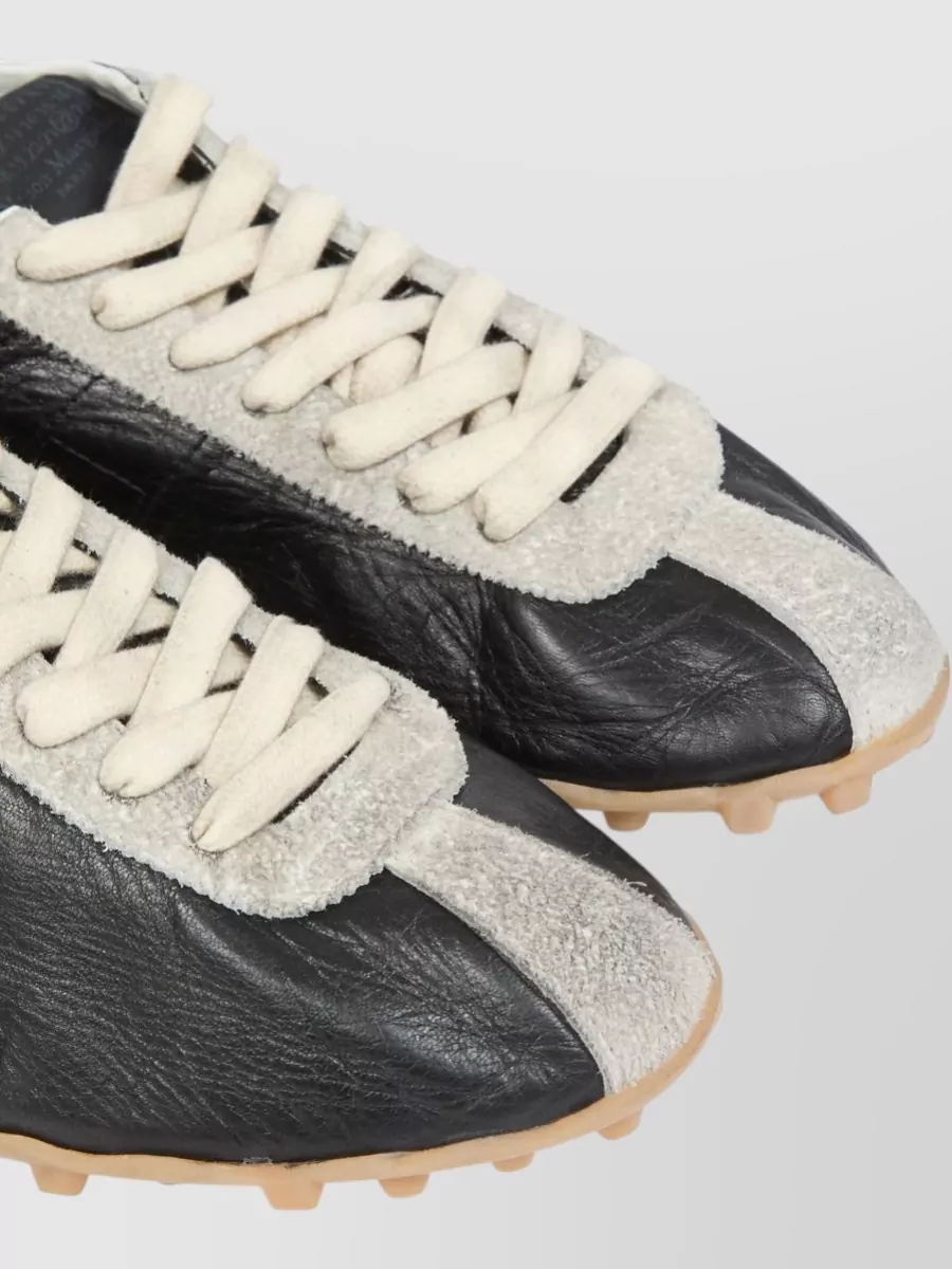 Maison Margiela Sprint Low Top Sneakers Contrast Panels