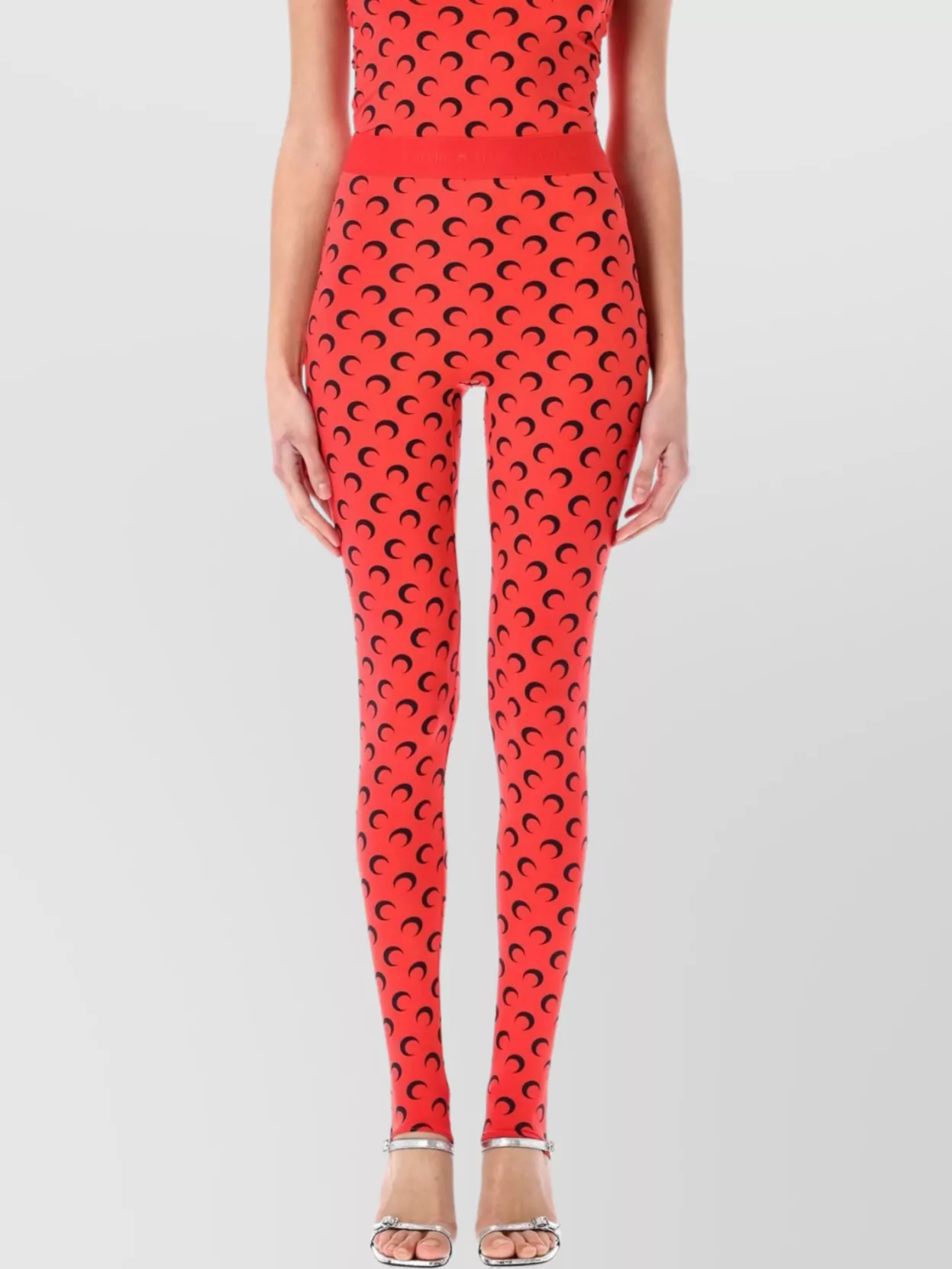 Marine Serre Moon Print Leggings High-Rise