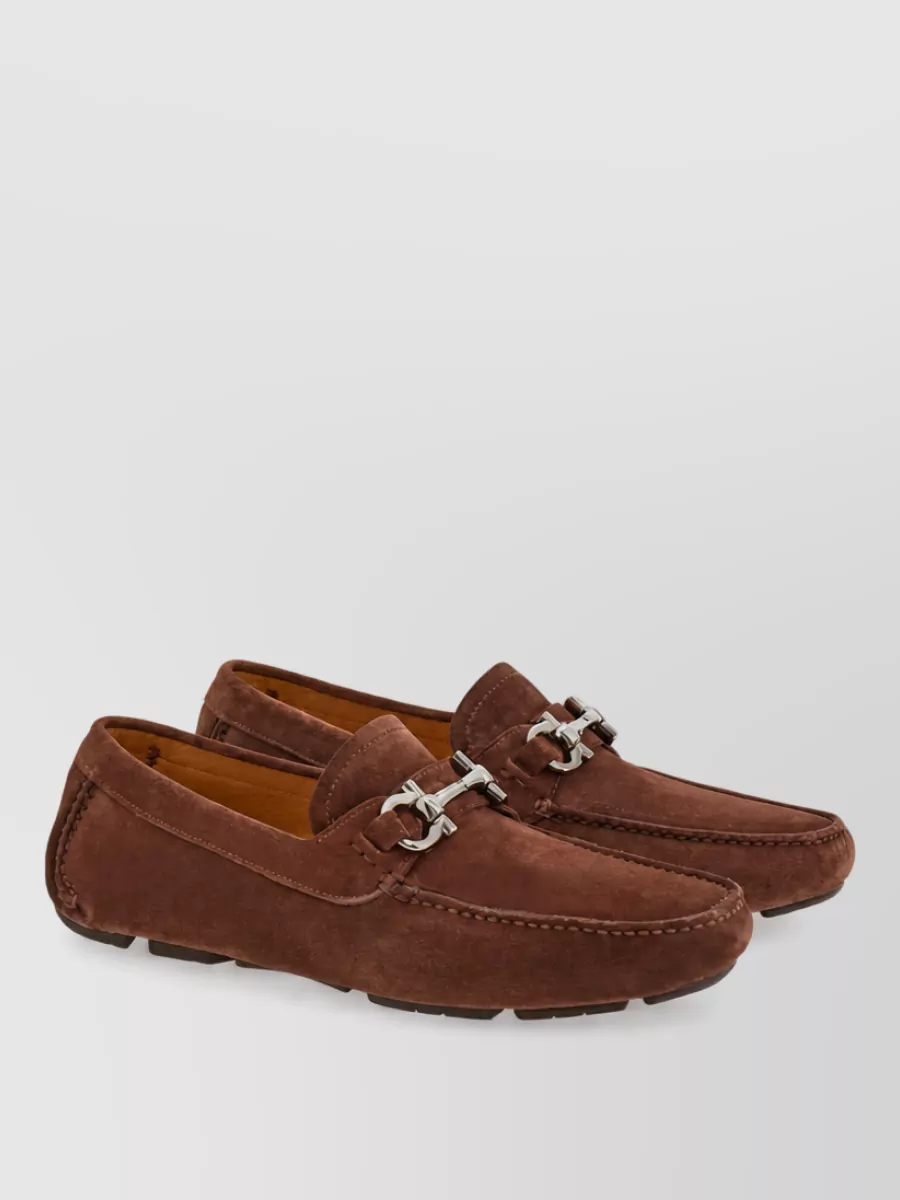 Ferragamo leather loafers