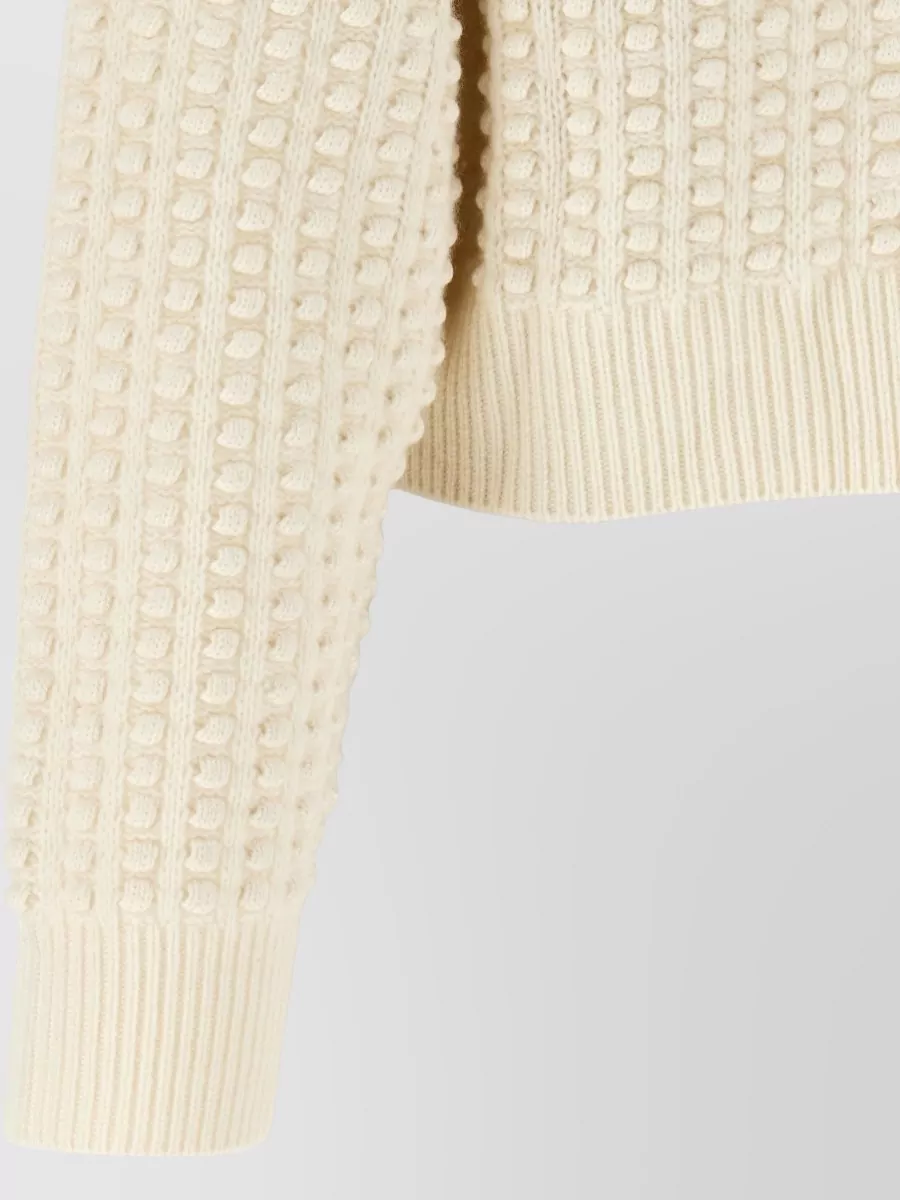Loulou Studio Cashmere Cropped Cable-Knit Cardigan