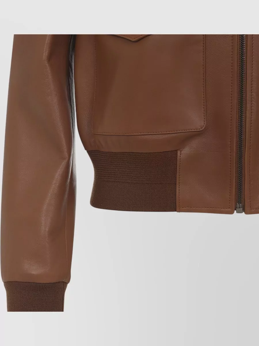 Ralph Lauren Collection Sullivan Bomber Jacket Point Collar