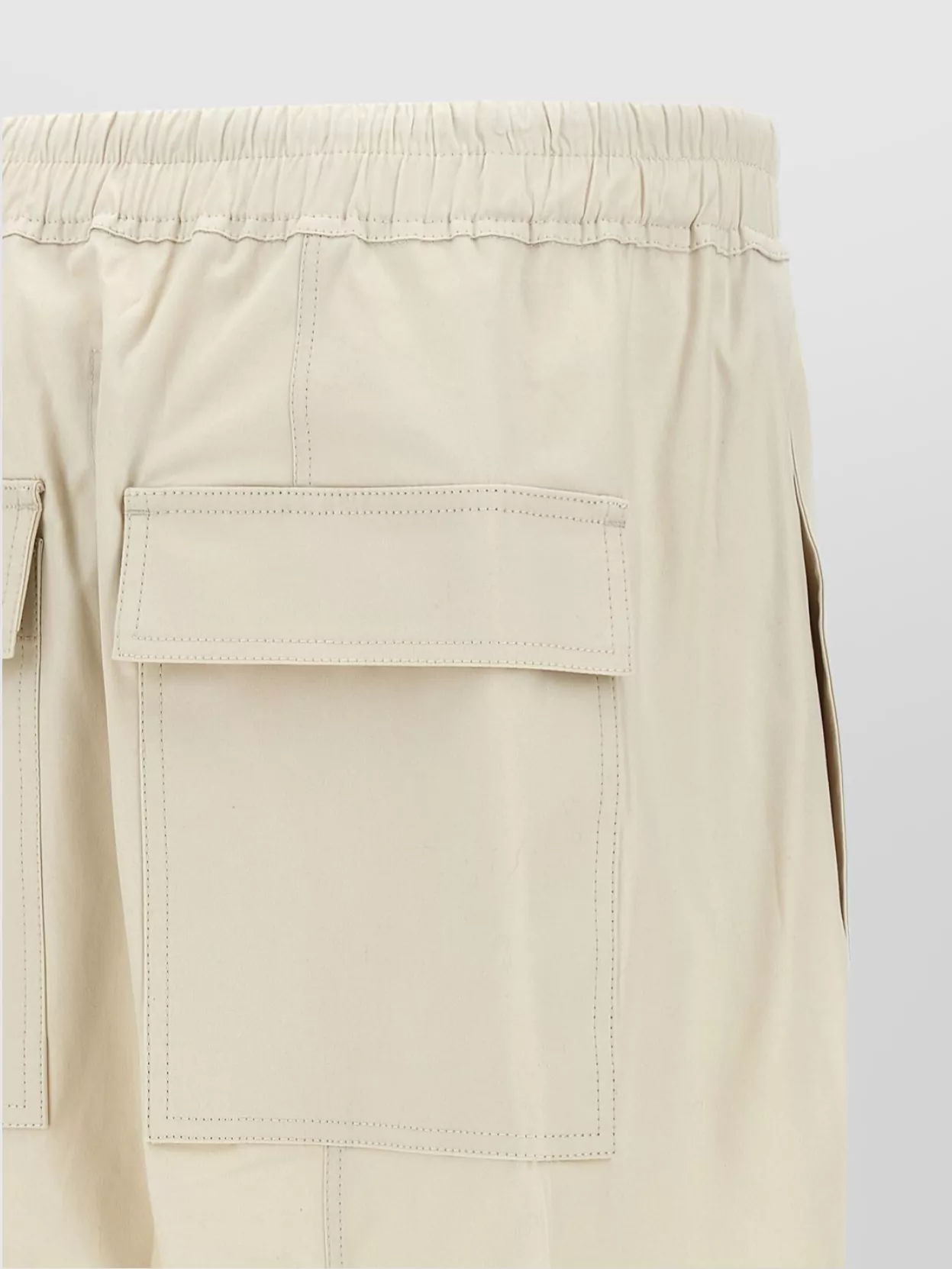 Rick Owens Bermuda Shorts With Back Flap Pockets