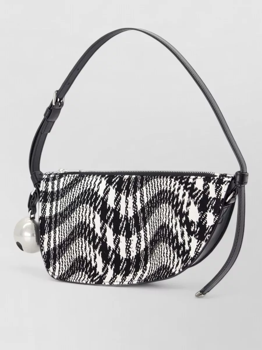 Burberry Shield Sling Small Cotton Shoulder Bag