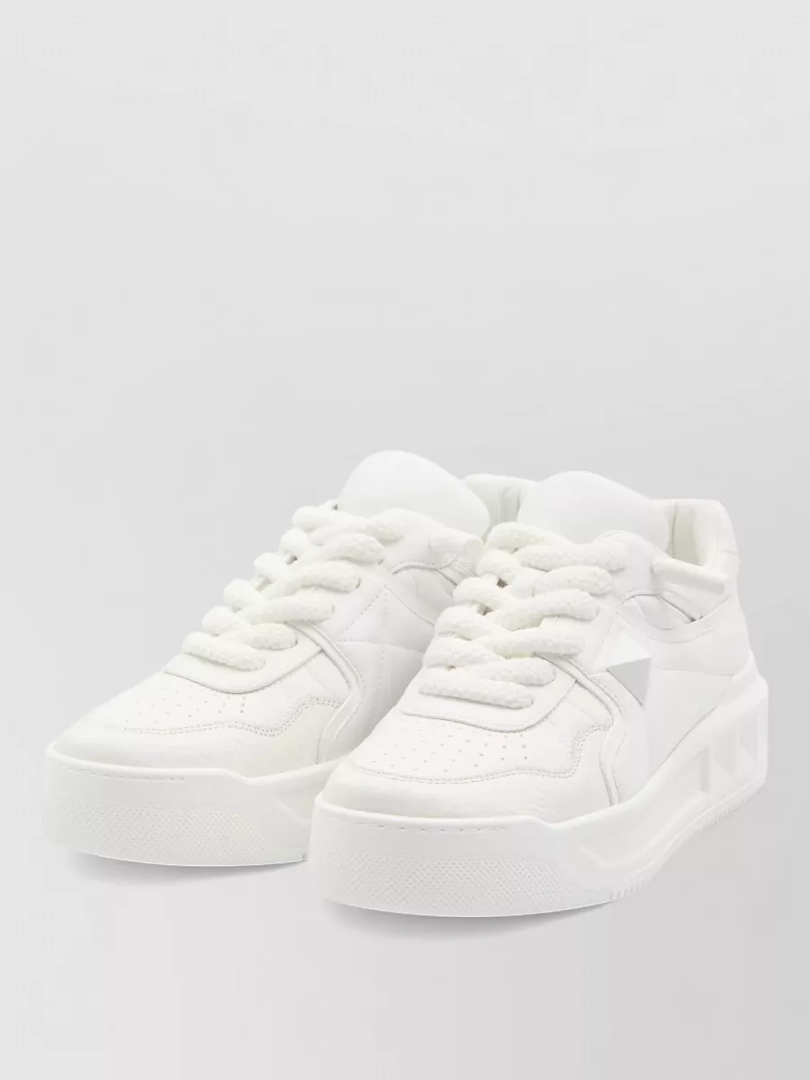 Valentino Garavani Stud Detail Leather Xl Sneakers