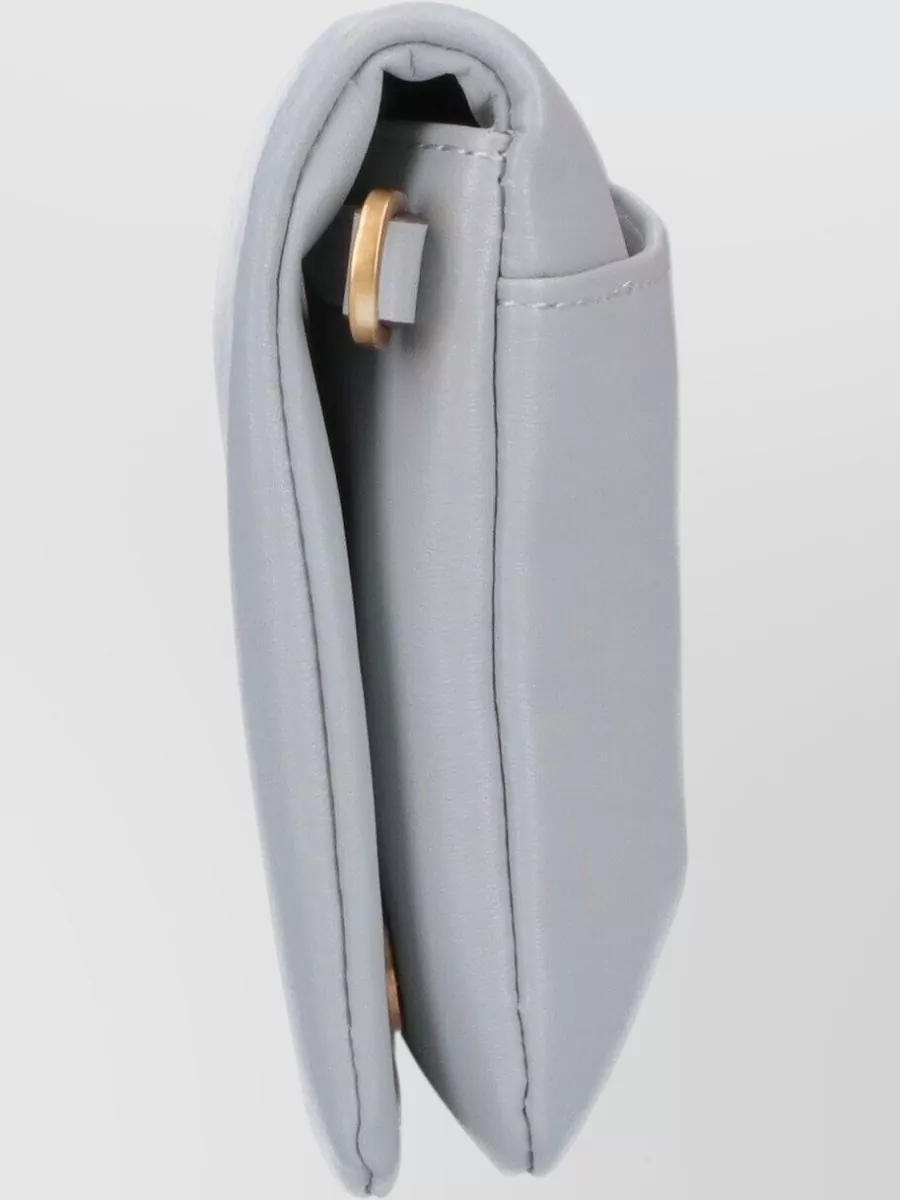 Pinko Love Bon Bon Leather Clutch Bag