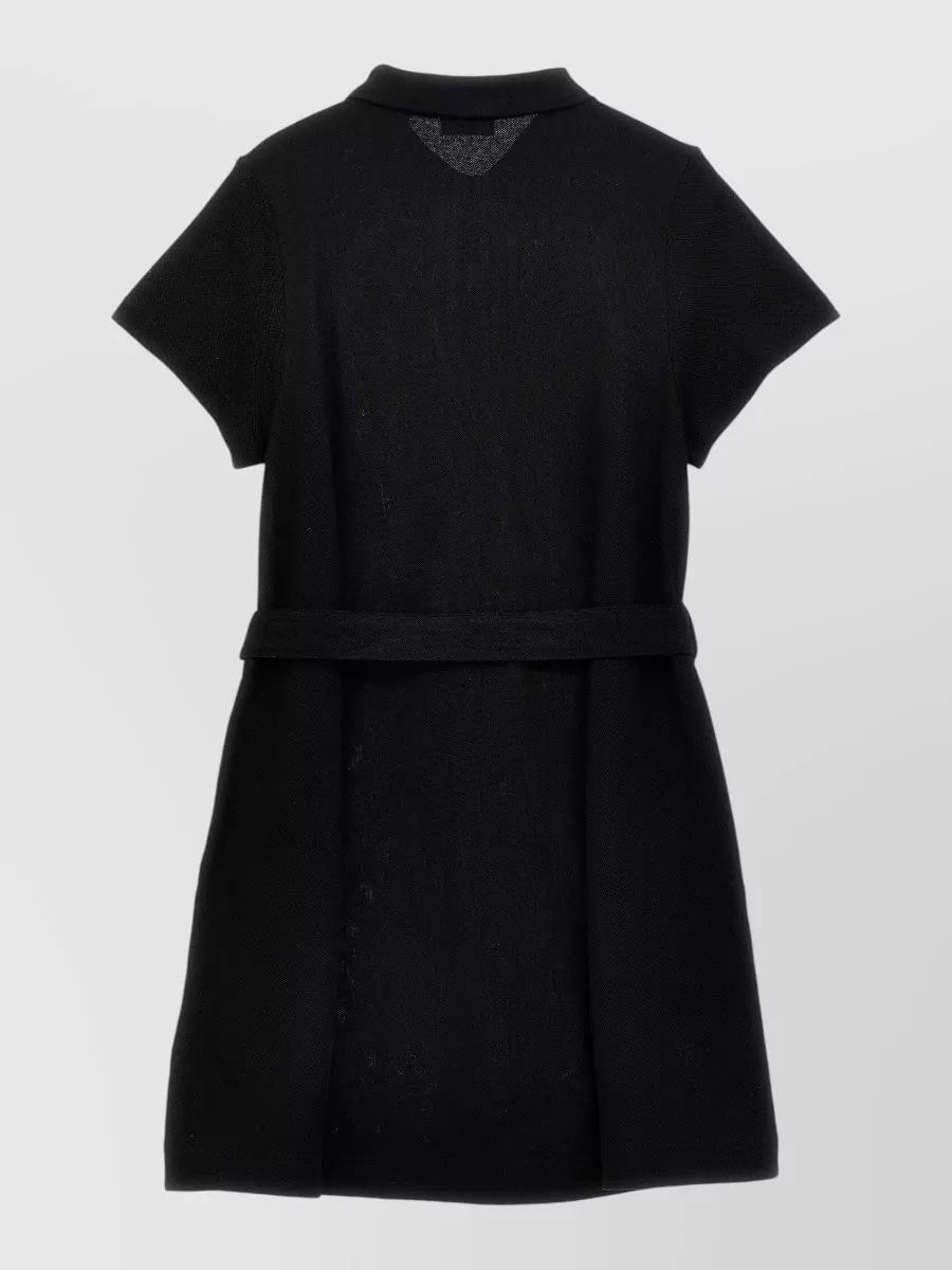 Burberry Cotton Piqué Short-Sleeve Polo Knee-Length Dress