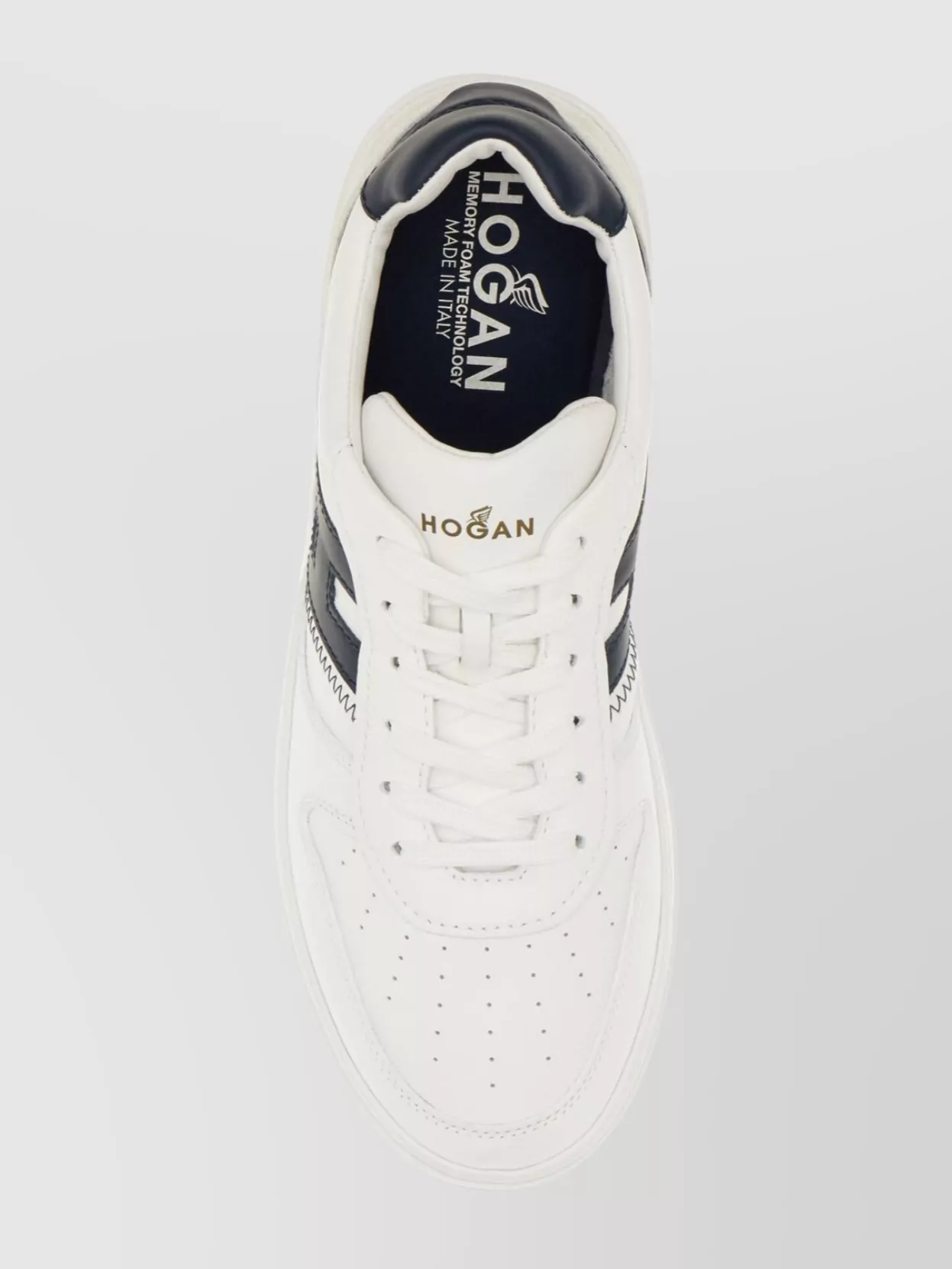Hogan H630 Leather Sneakers Side Detail