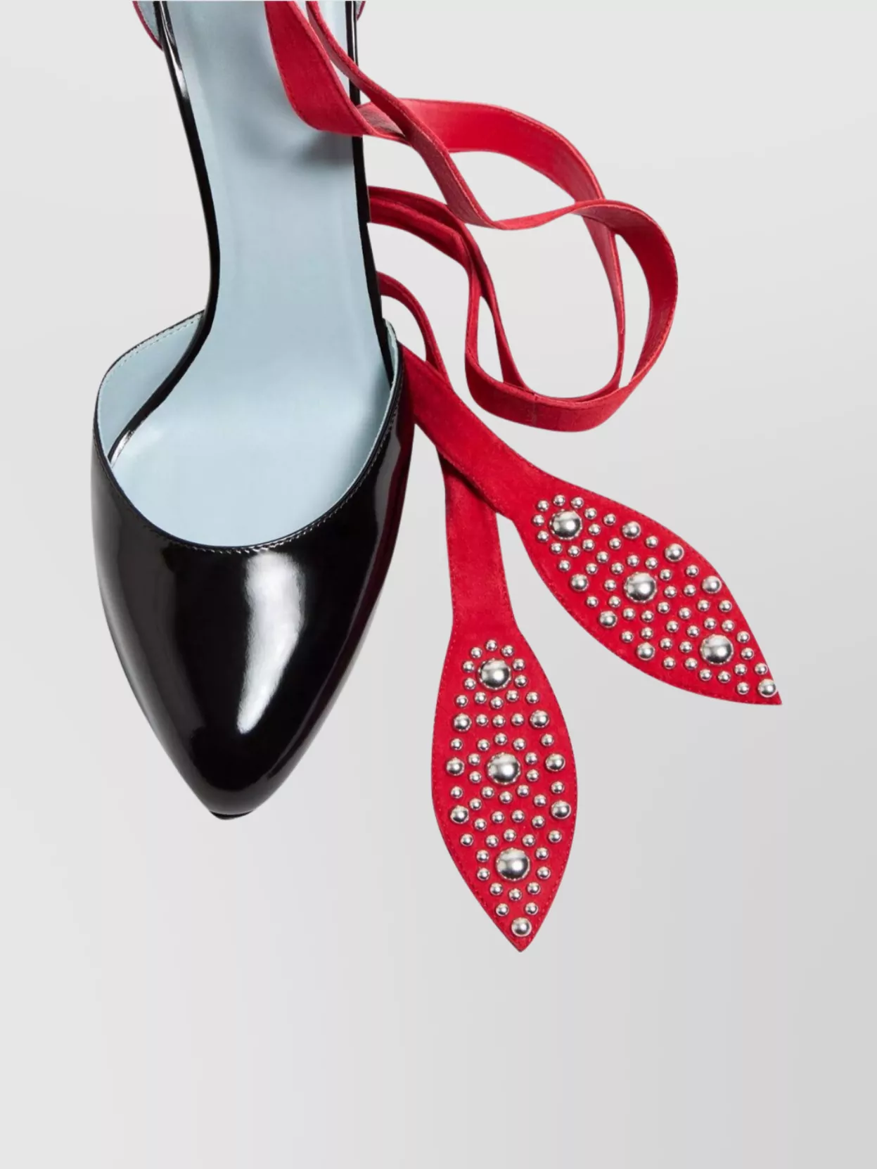 Shop Valentino High Heel Pumps With Strass Bow Detail