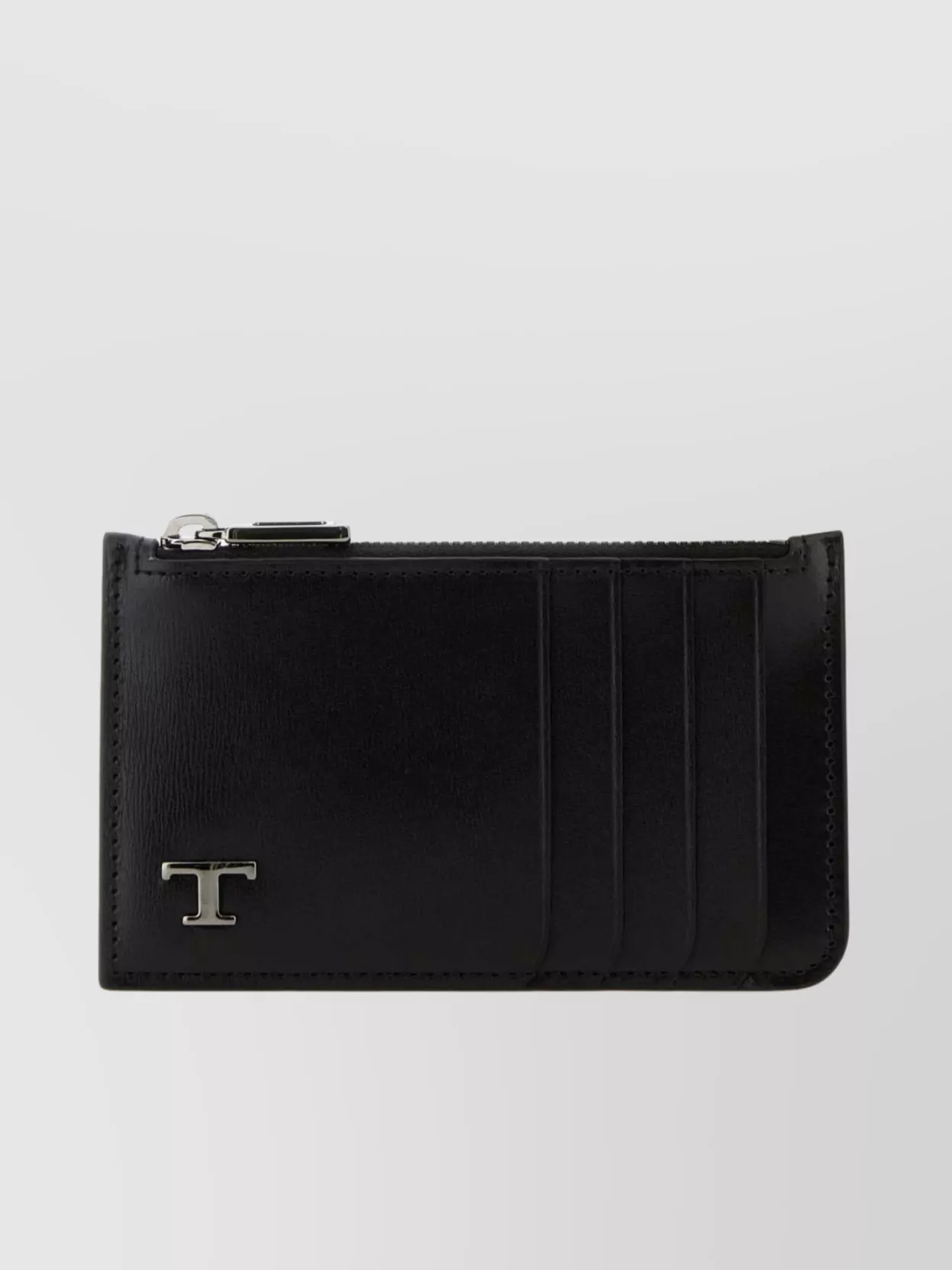 Shop Tod's Streamlined Leather Card Carrier