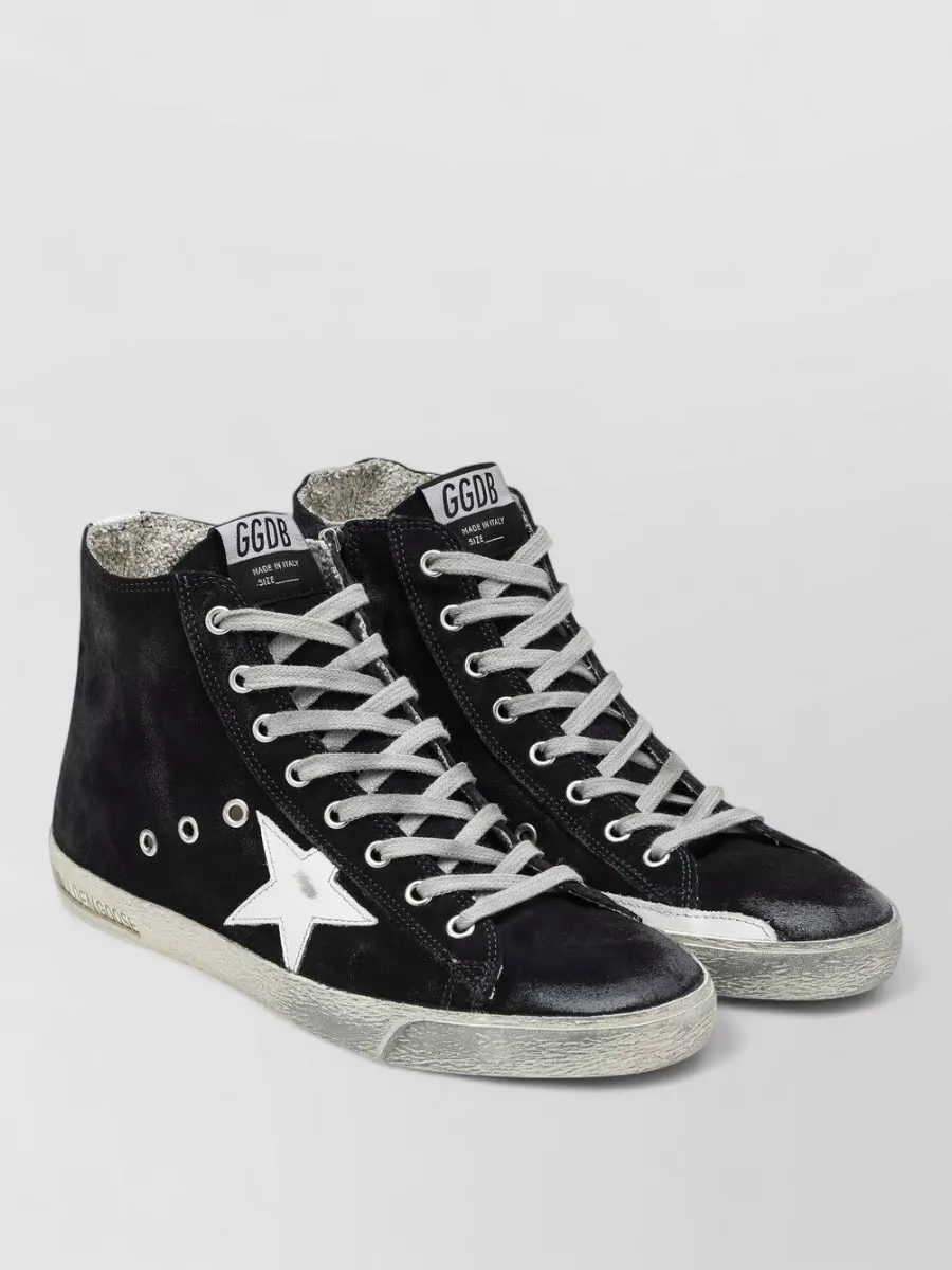 Golden Goose leather high-top sneakers