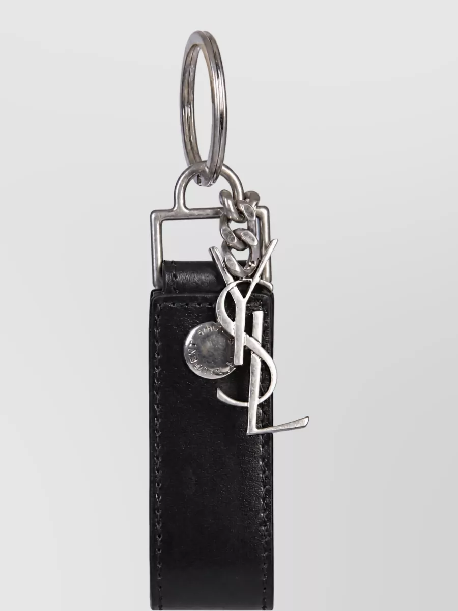 Saint Laurent leather keyring
