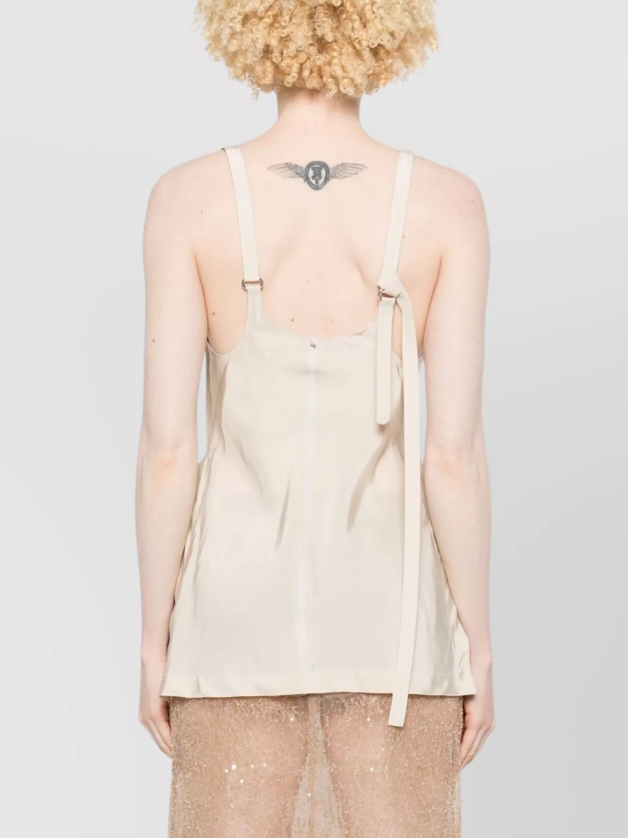 Sportmax Shoulder Strap V Neck Sleeveless Top