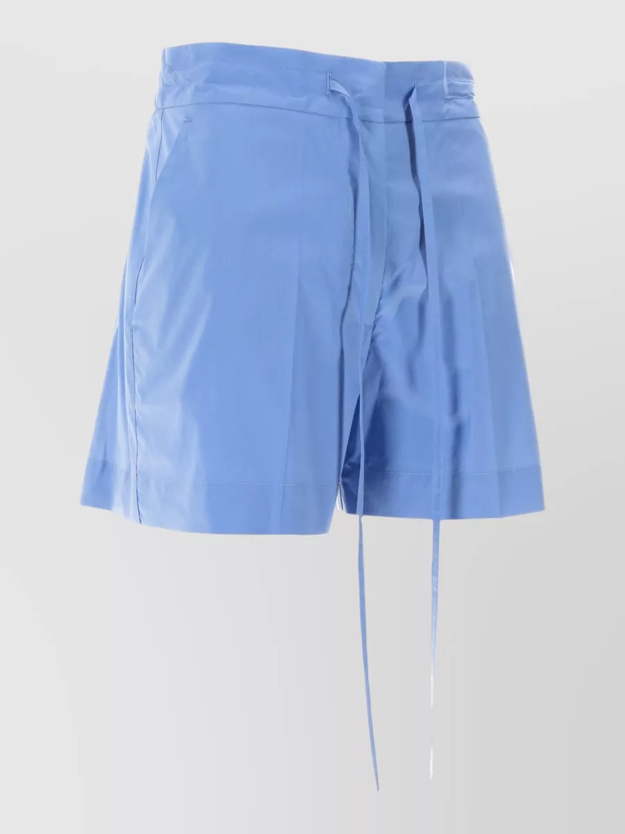 Parosh Tailored Shorts Featuring Practical Side Pockets