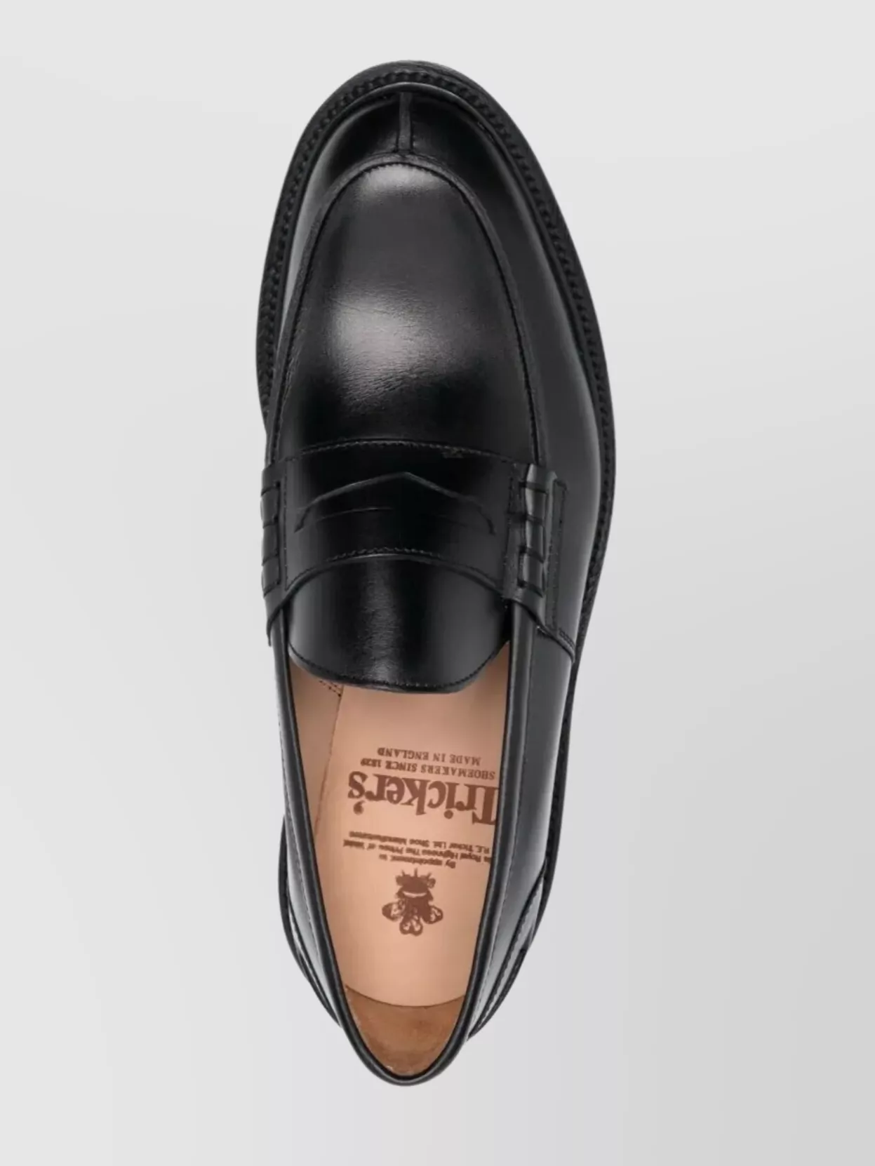 Tricker's Penny Strap Leather Sole Round Toe Loafer
