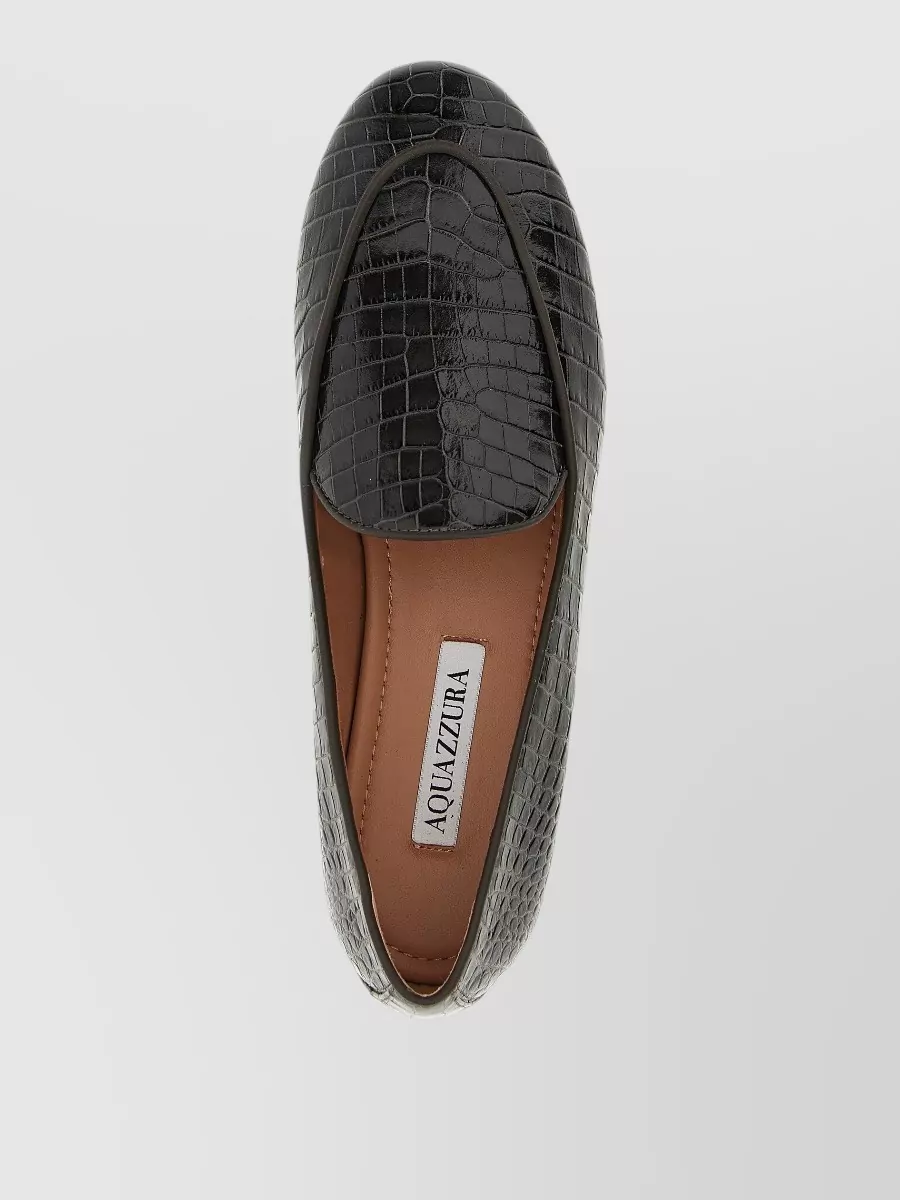 Aquazzura Leather Loafers