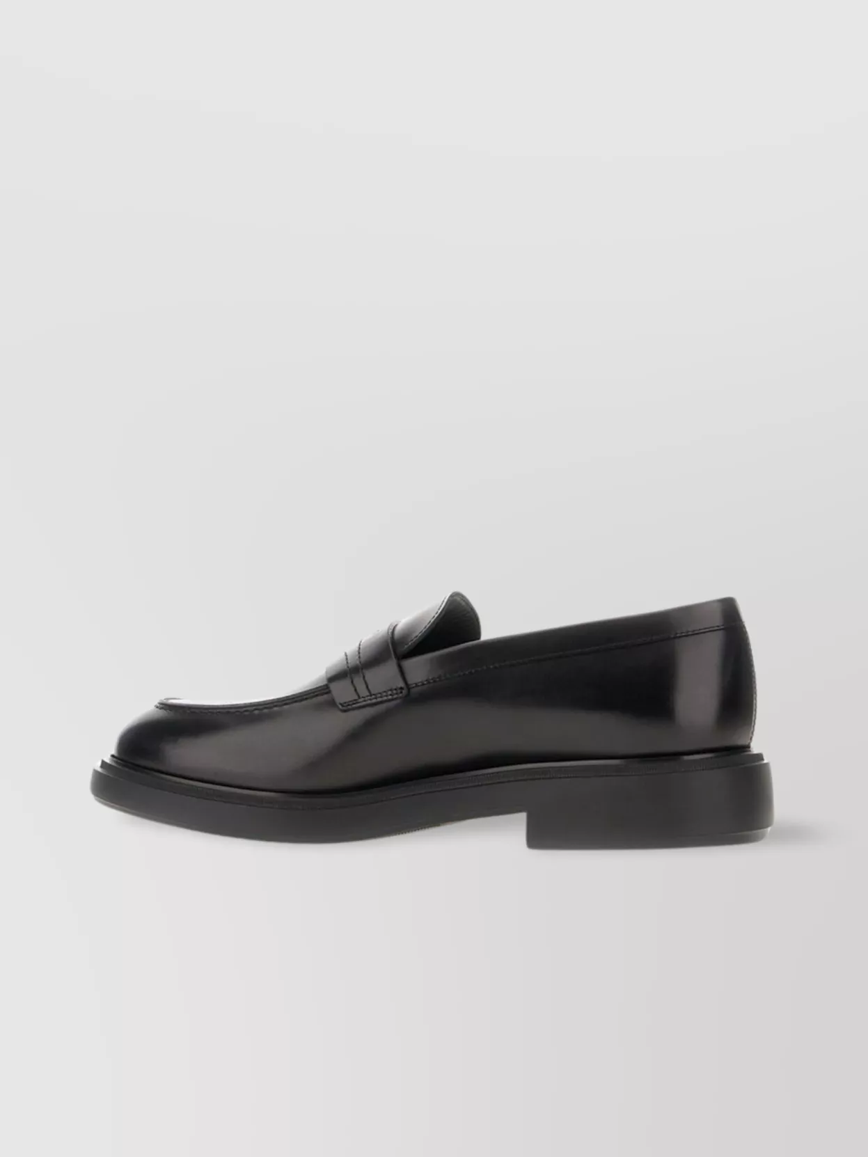 Ferragamo Calligola Loafers In Smooth Leather In Grey