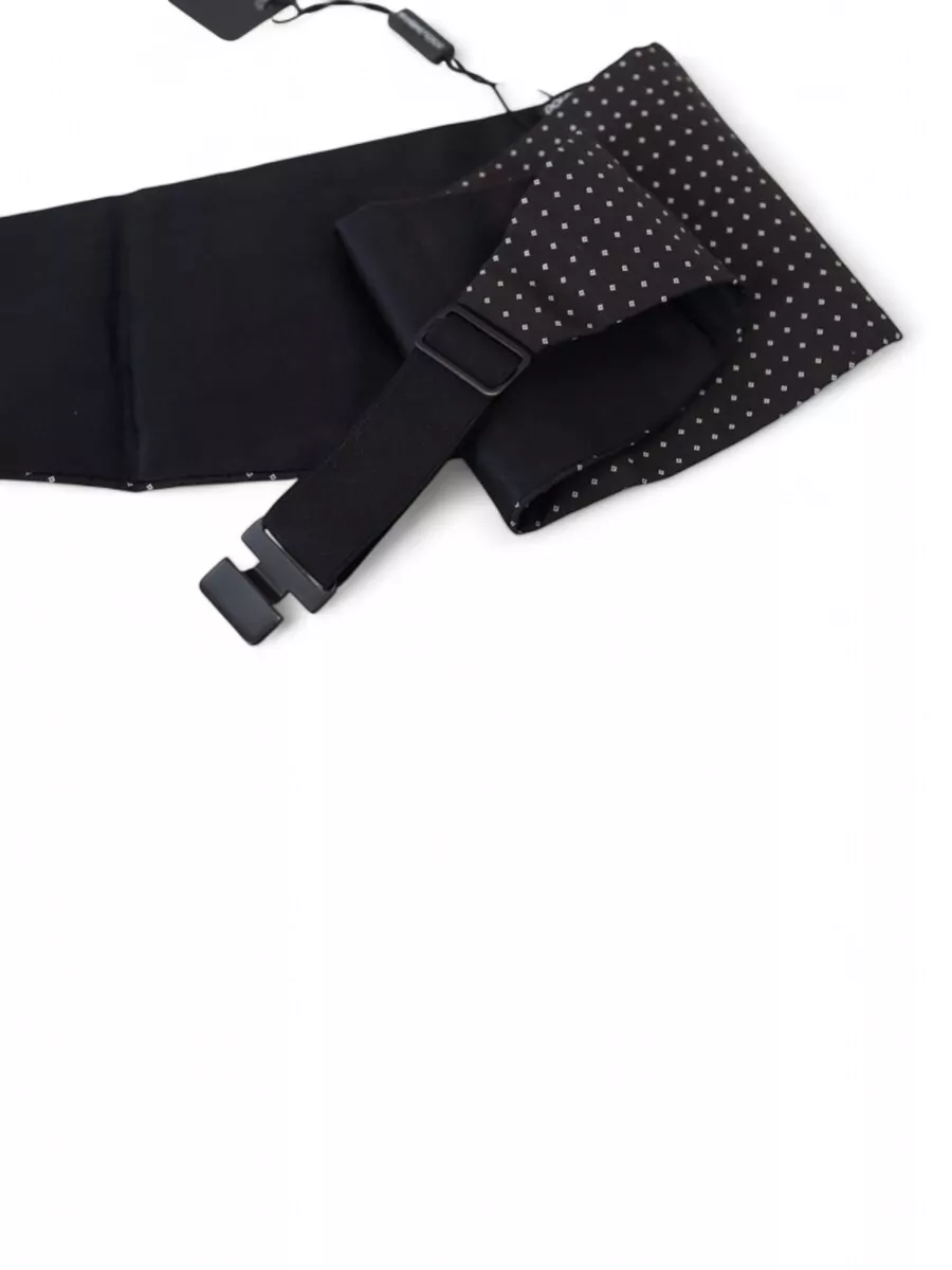 Dolce&Gabbana Silk Polka Dot Cummerbund