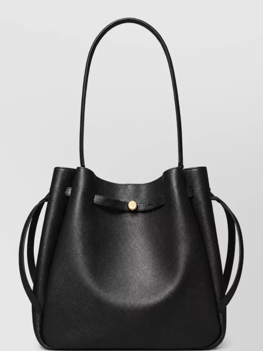 Tory Burch Romy Large Leather Bucket Bag