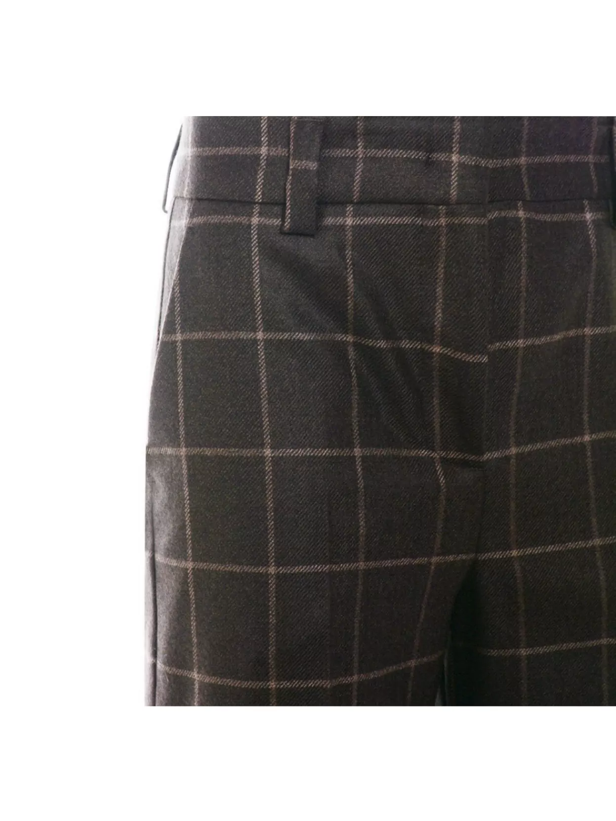 Incotex Checkered Straight Leg Trousers And Pockets