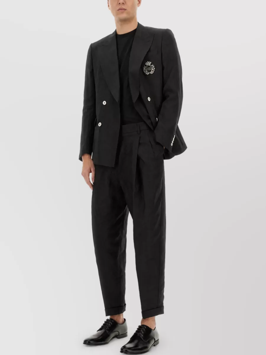 Dolce&Gabbana Linen Tailored Trousers