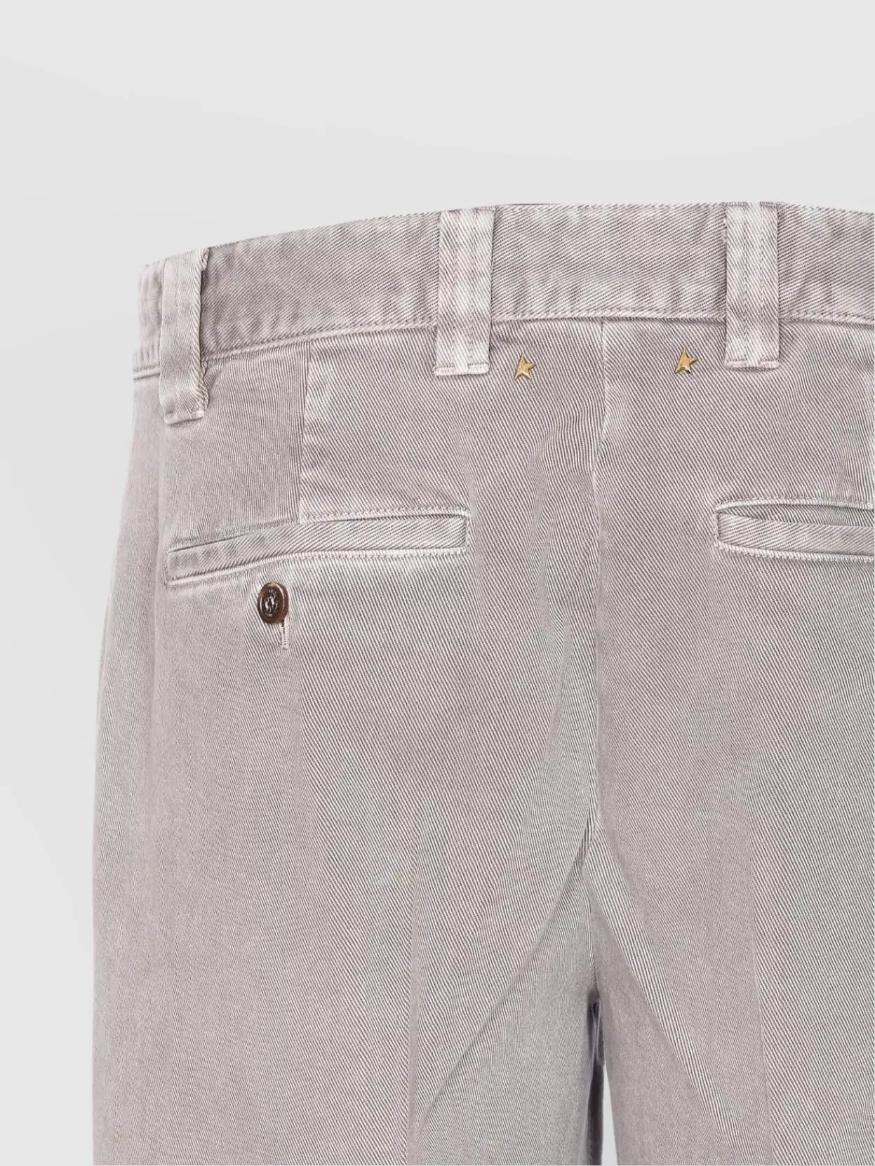 Golden Goose Trousers With Rolled Cuffs And Pockets
