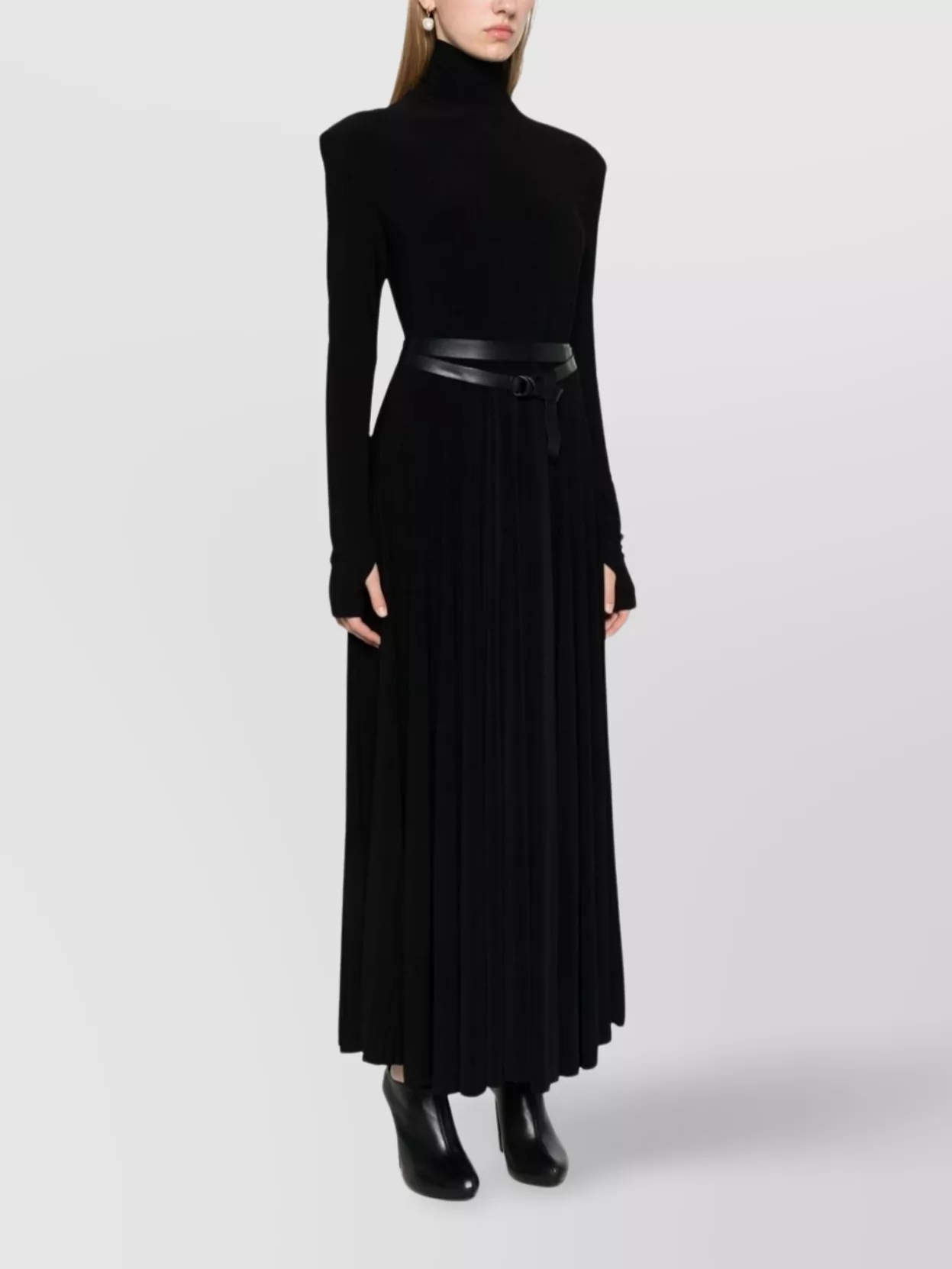 Norma Kamali Long Dress High Neck