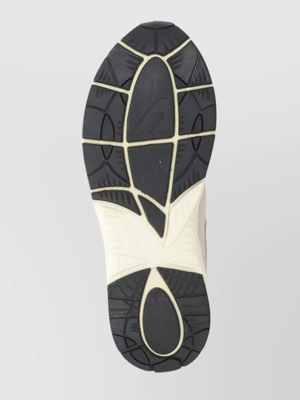 Autry Classic Leather And Mesh Panel Sneakers In Neutral