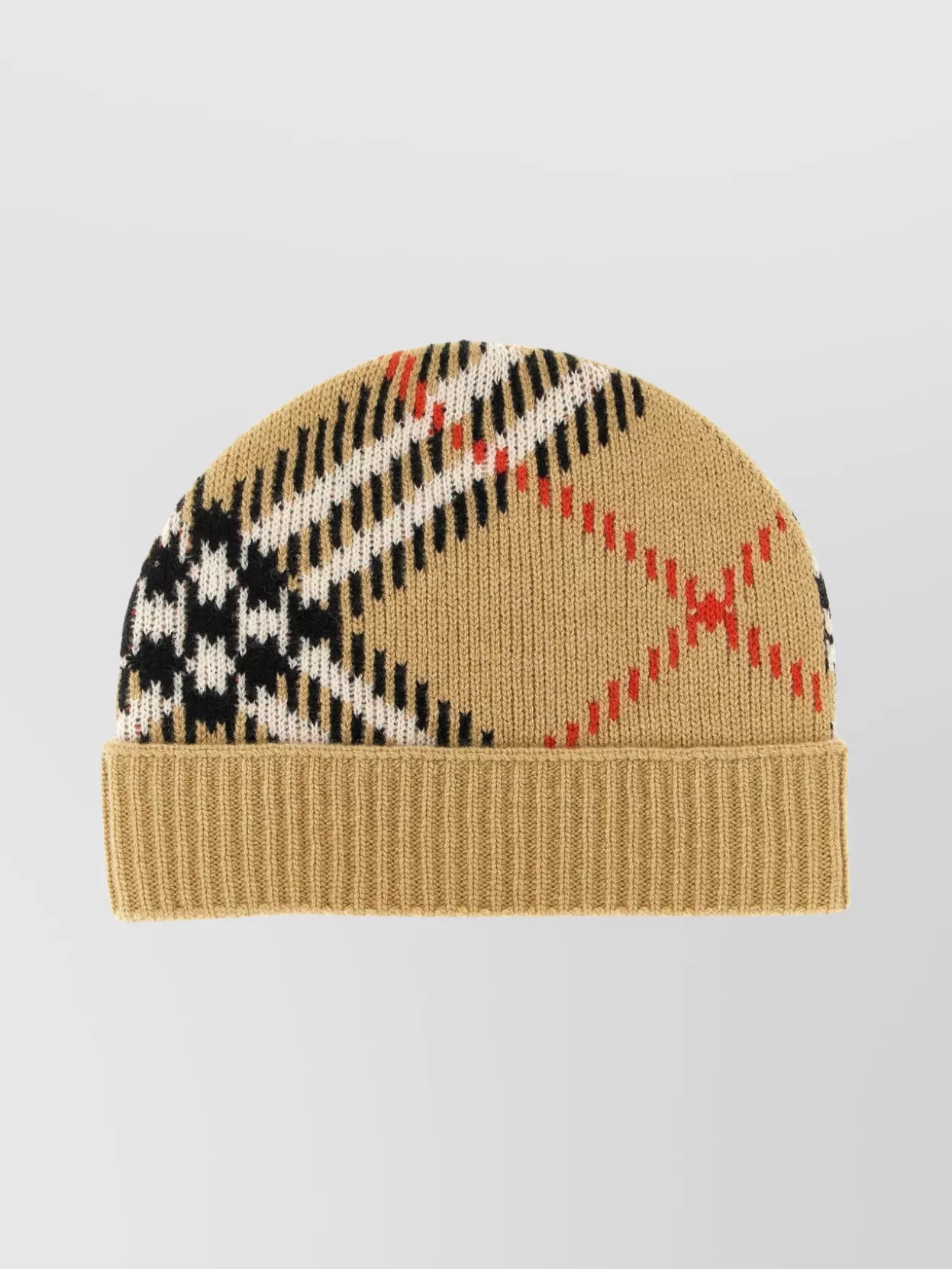 Burberry Knitted Beanie Folded Brim