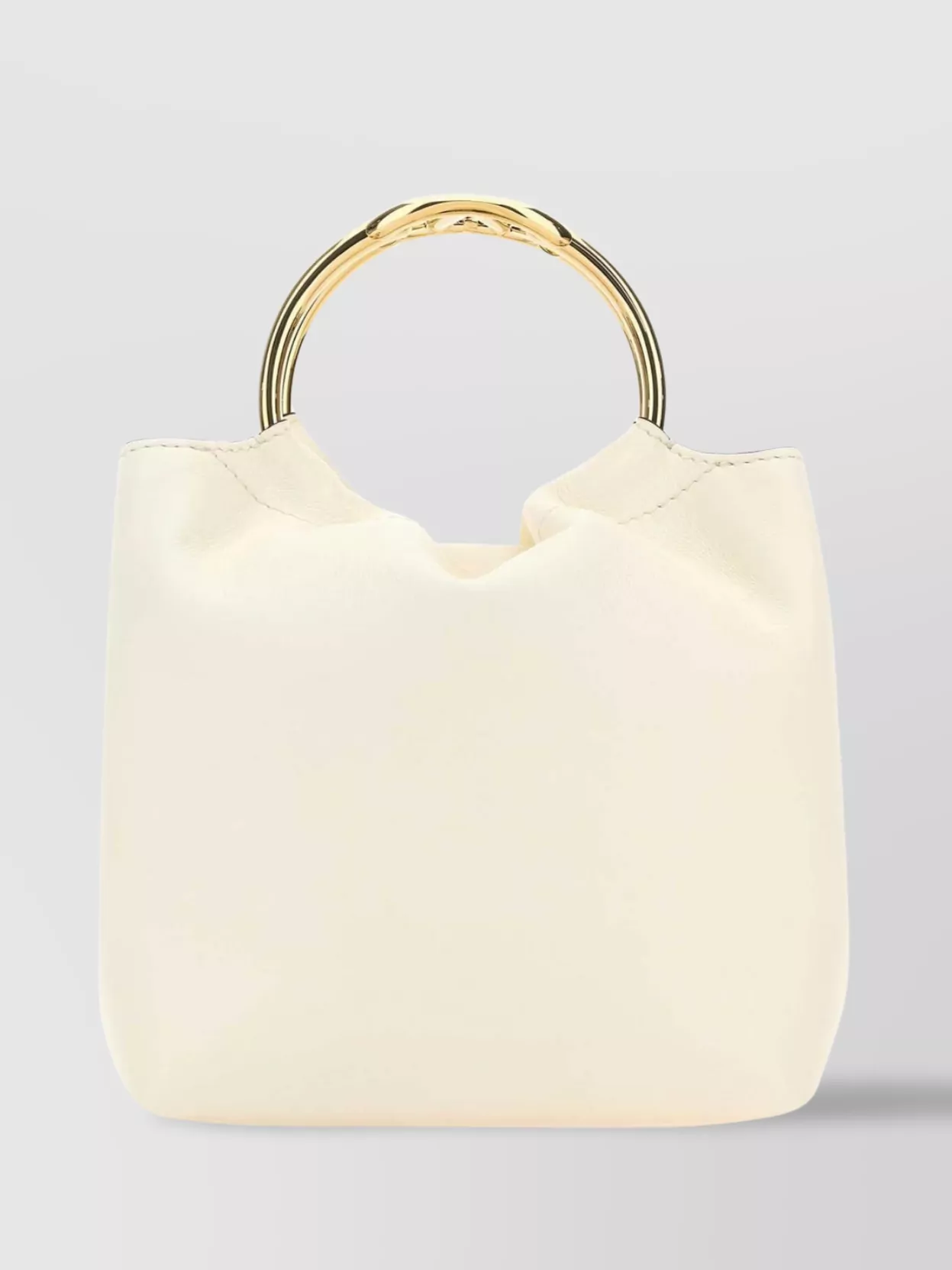 Shop Valentino Bucket Bag Leather Gold-tone Hardware