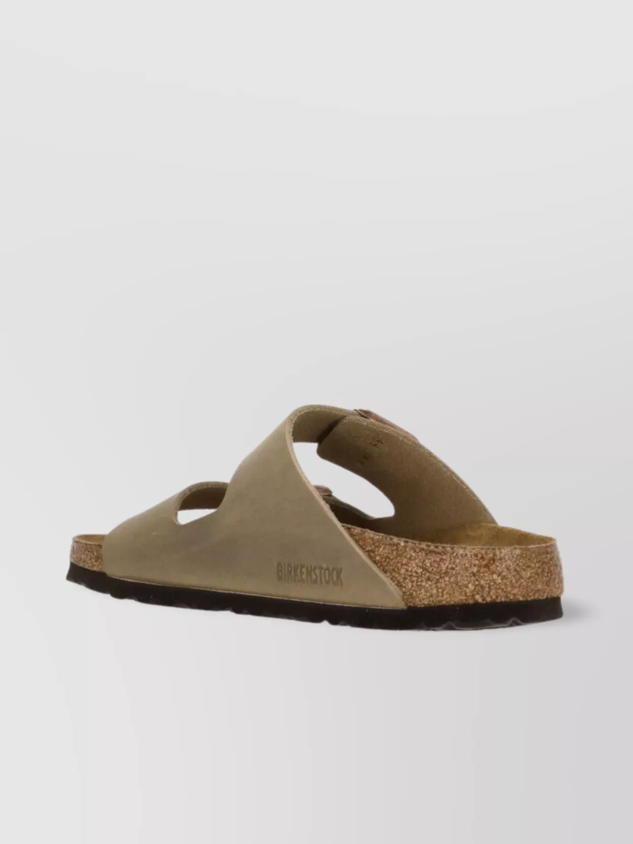 Birkenstock Suede Leather Sandals Logoed Buckle