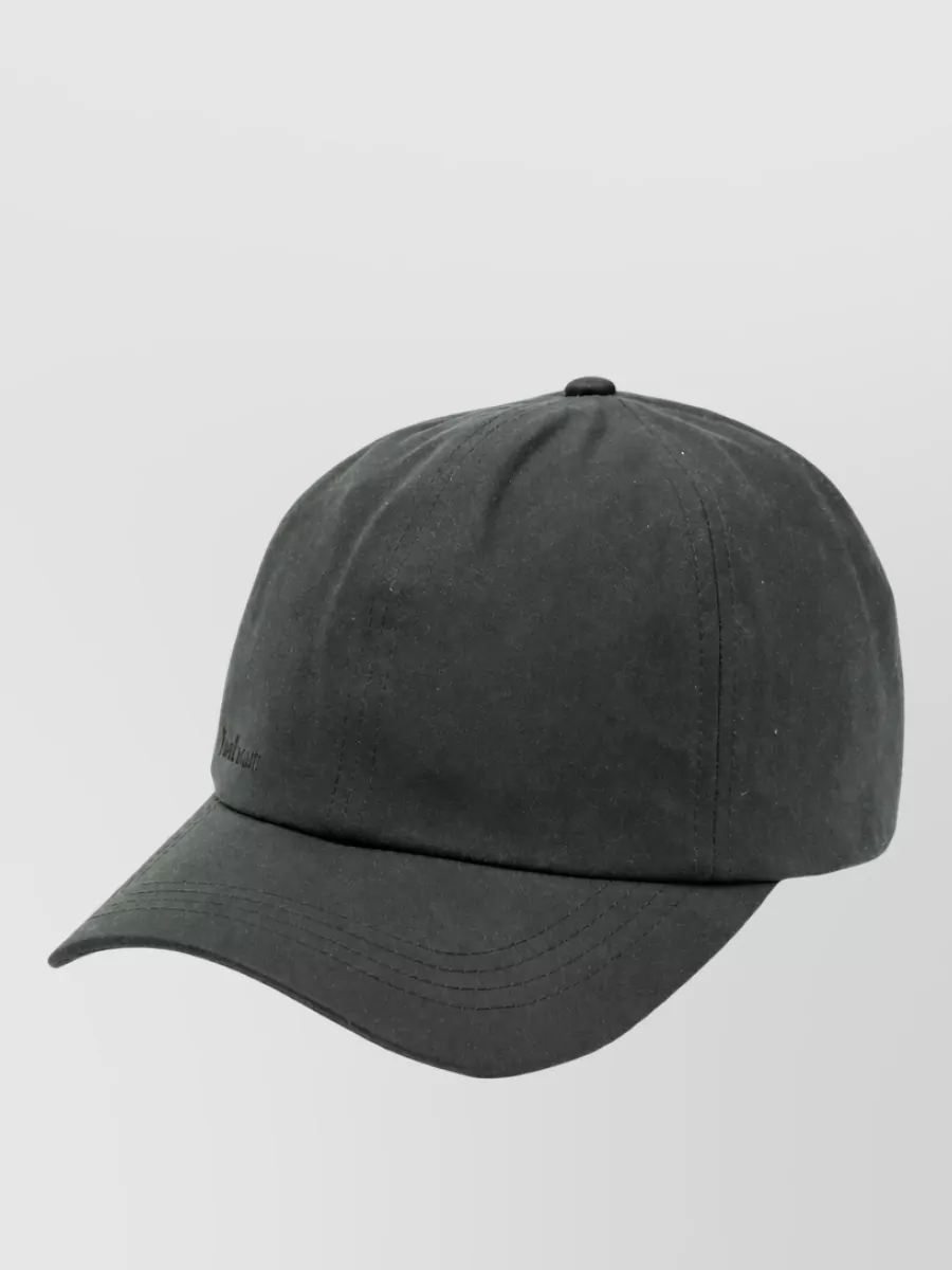 Barbour waxed cotton cap