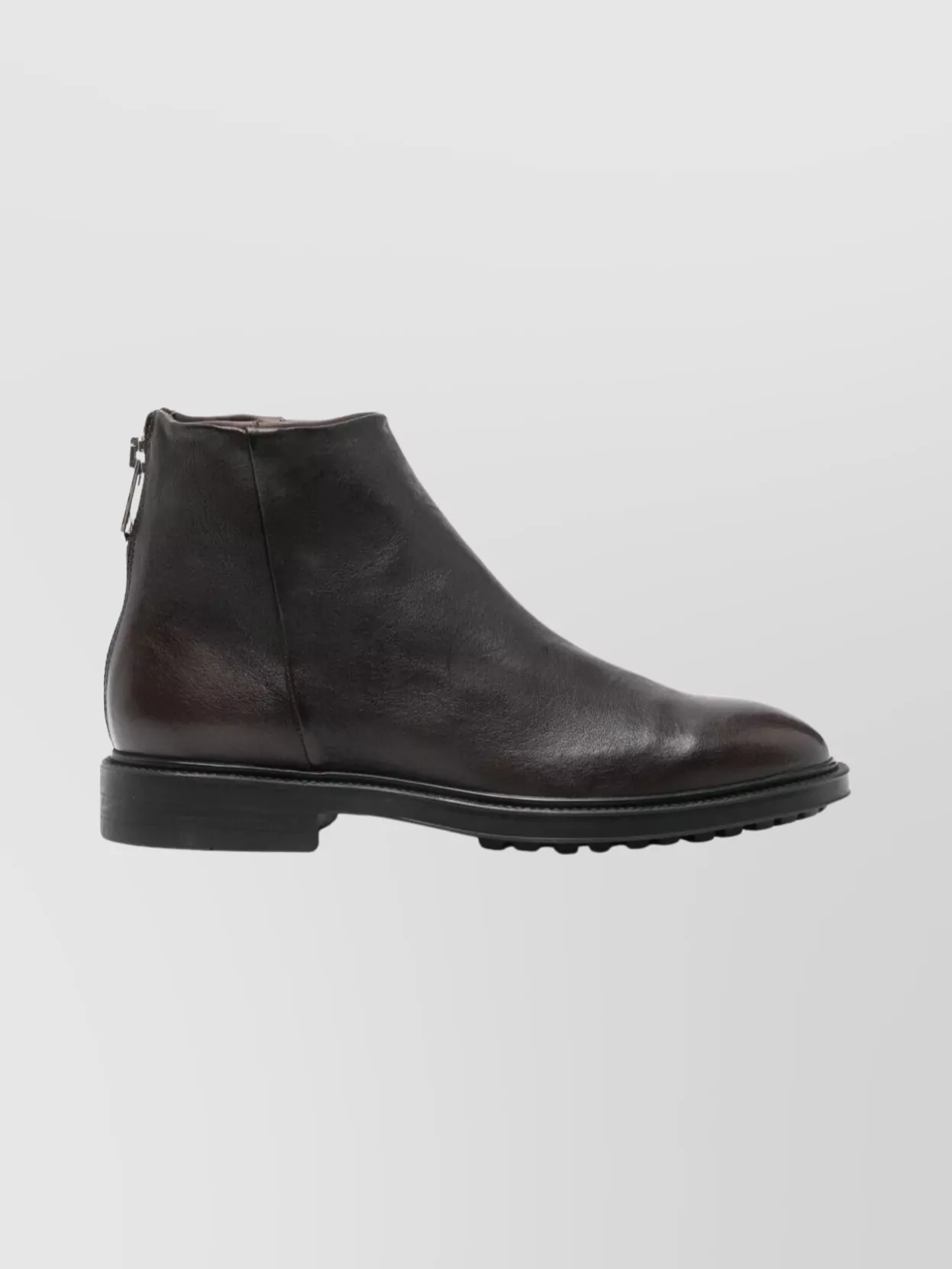 Paul Smith Mens Ankle Boots Leather Round Toe